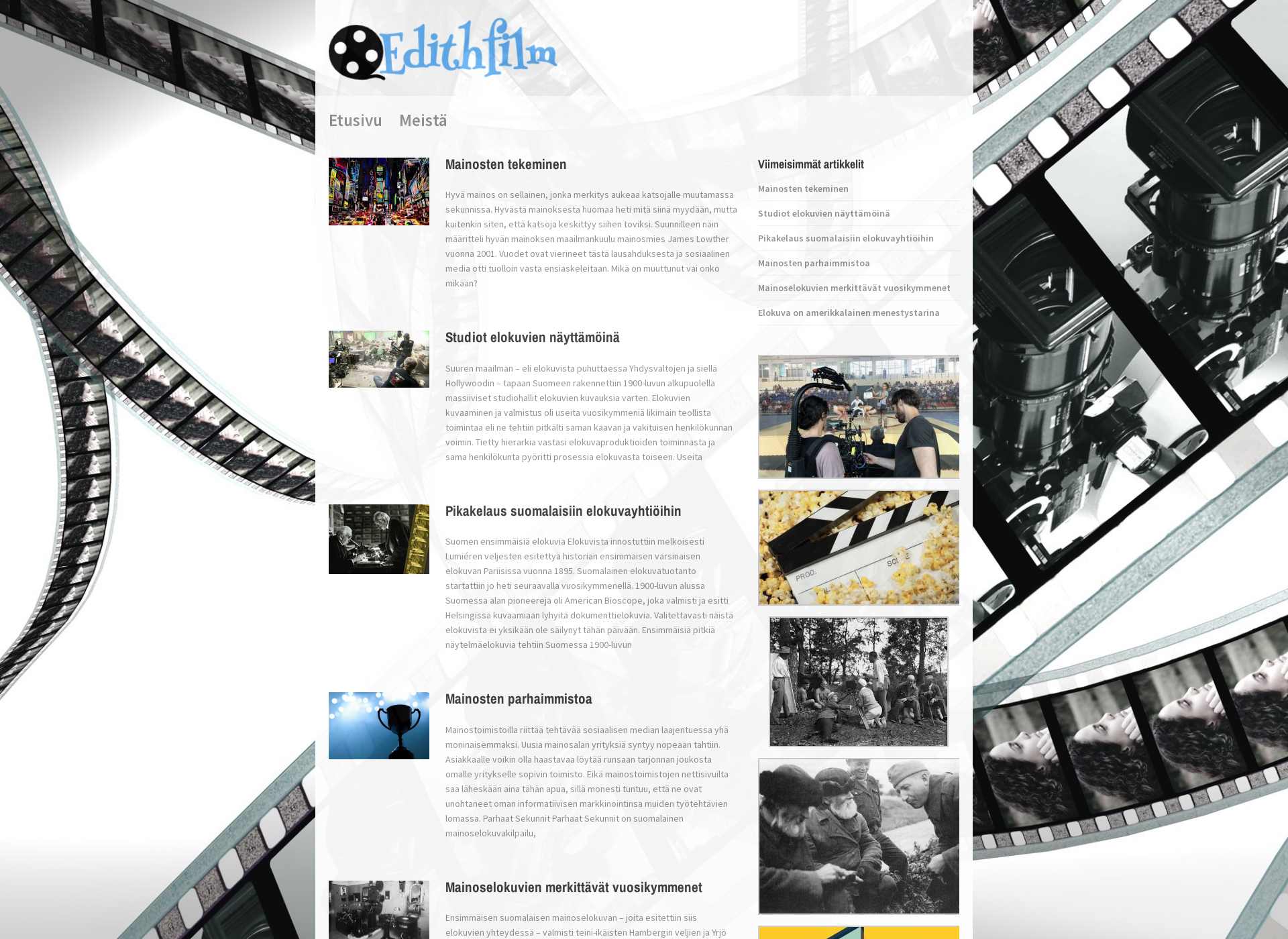 Screenshot for edithfilm.fi