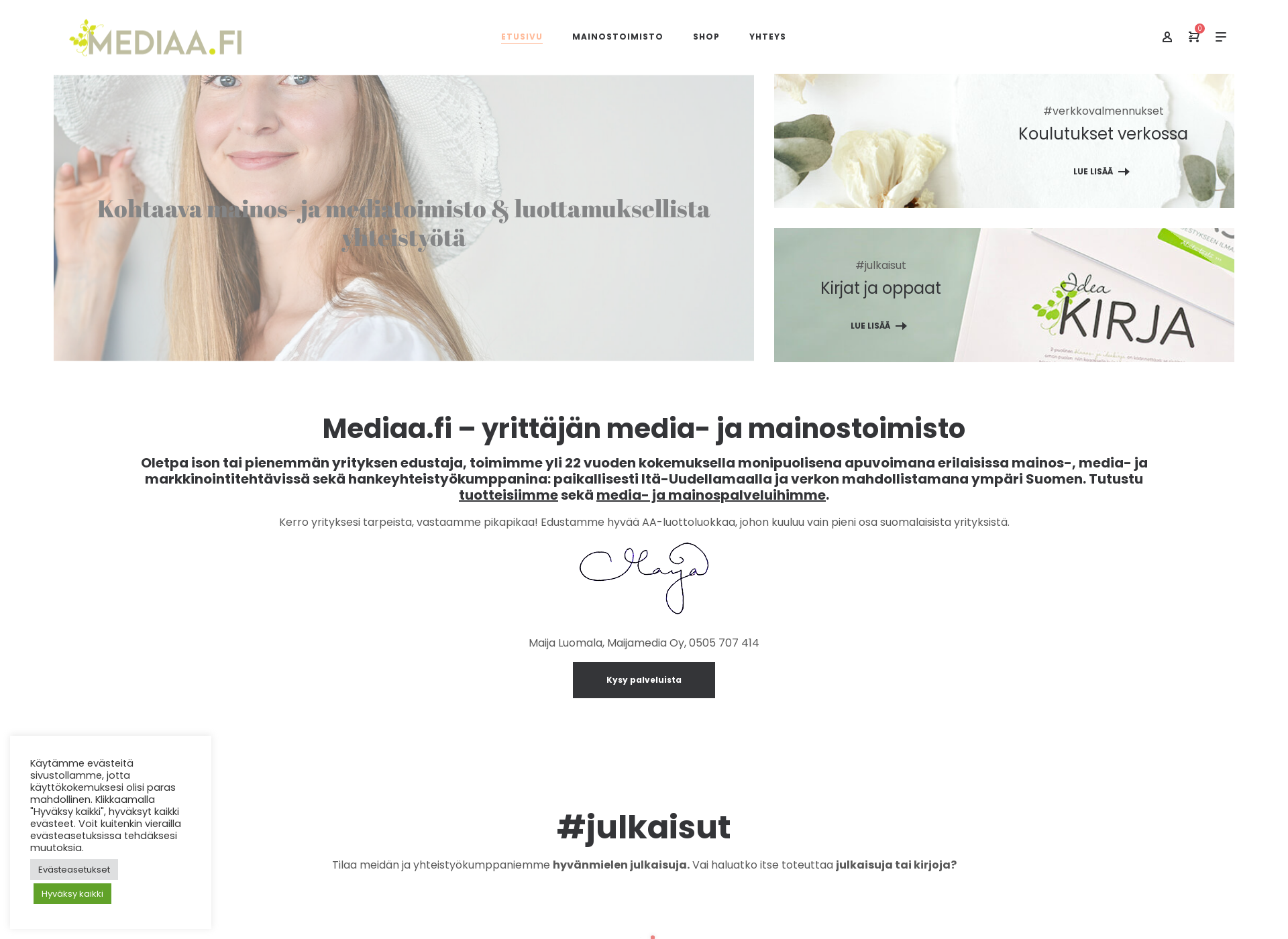 Skärmdump för edullisetyrityskotisivut.fi