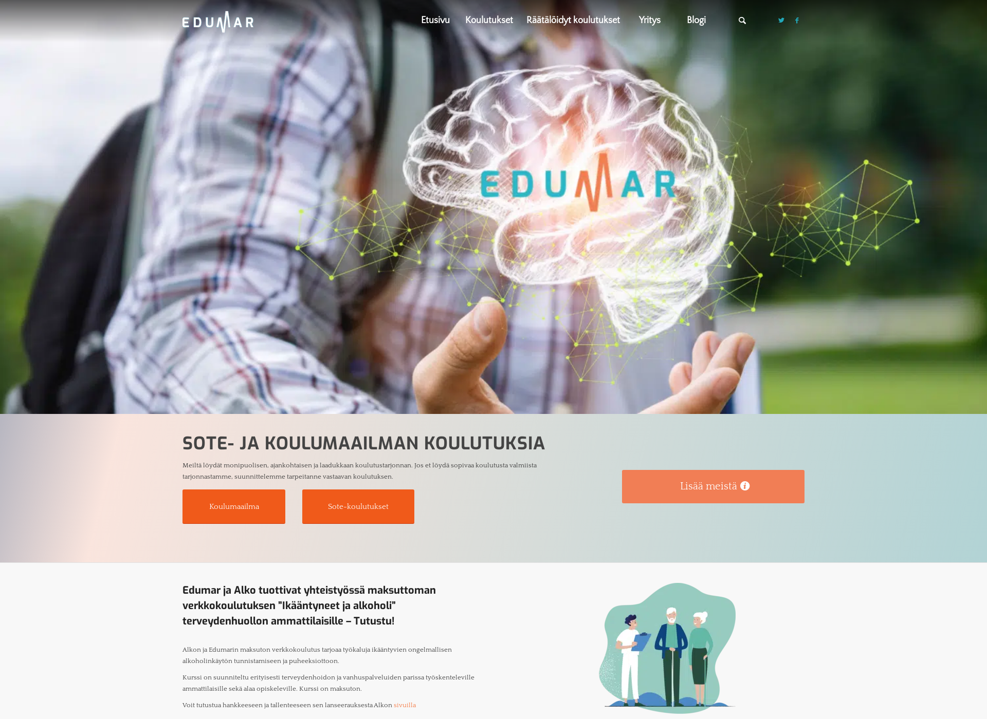 Screenshot for edumar.fi