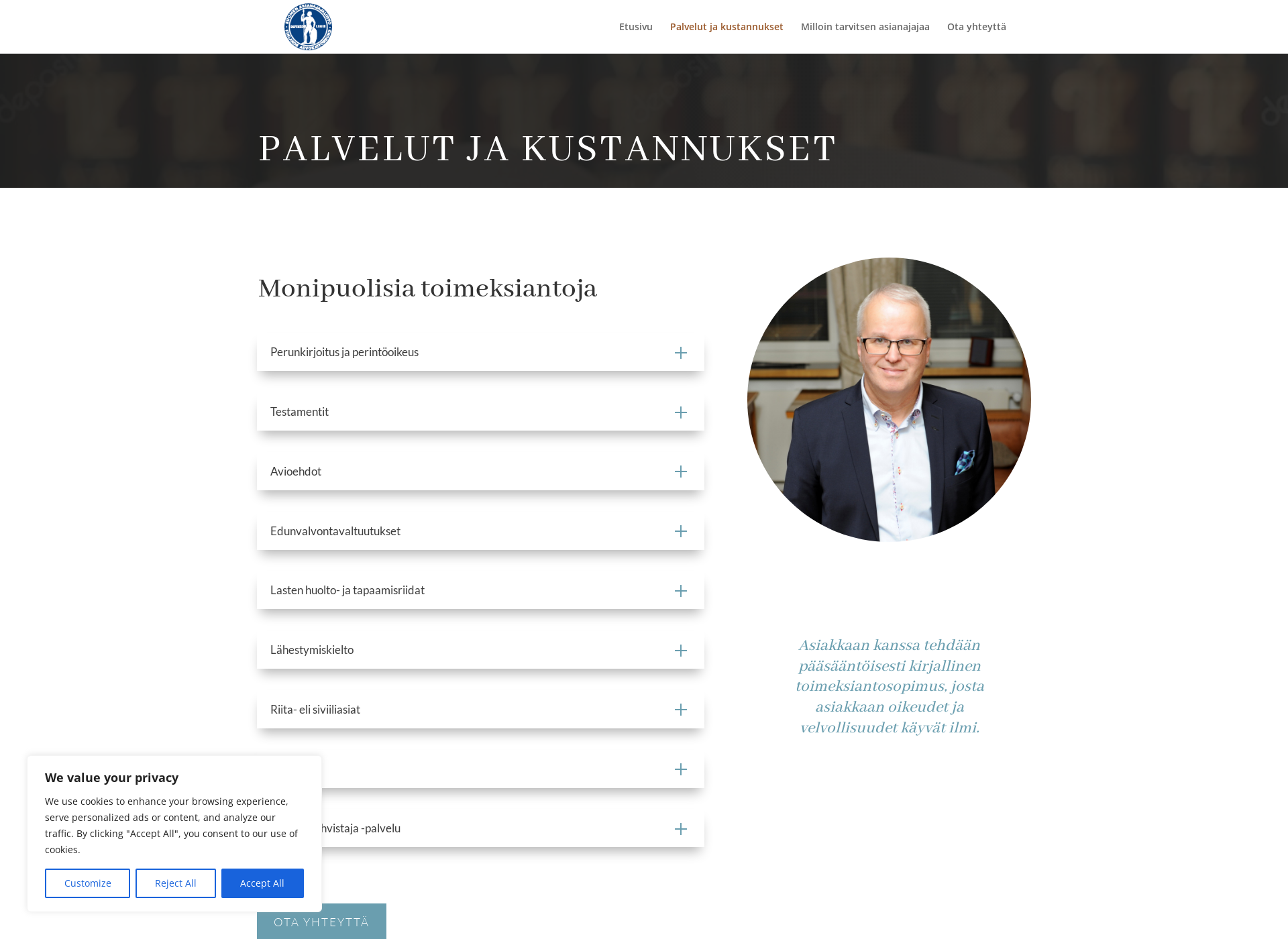 Screenshot for edunvalvontavaltuutusjyvaskyla.fi