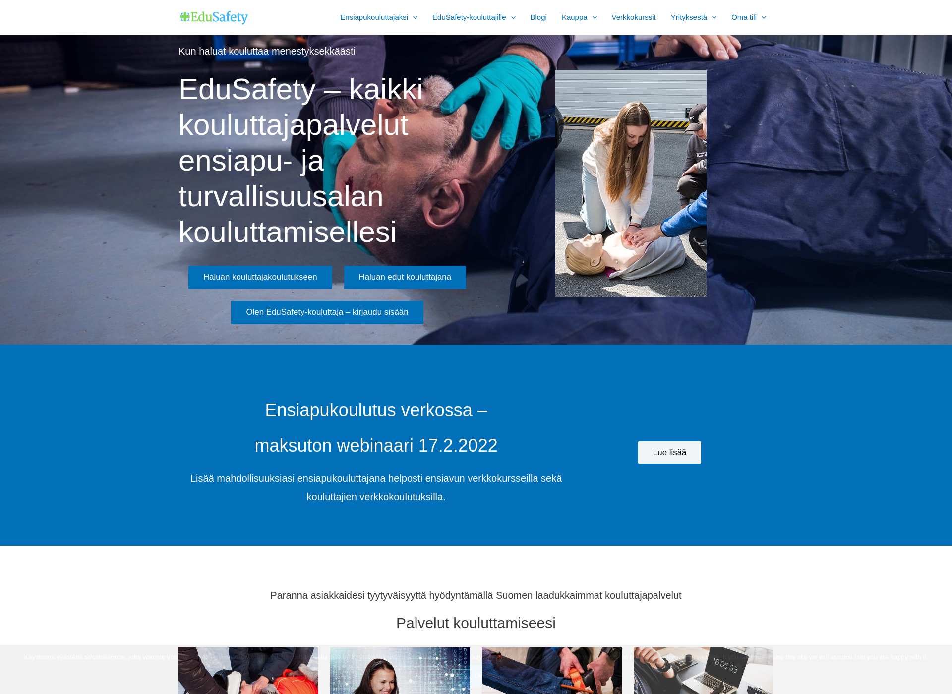 Screenshot for edusafety.fi