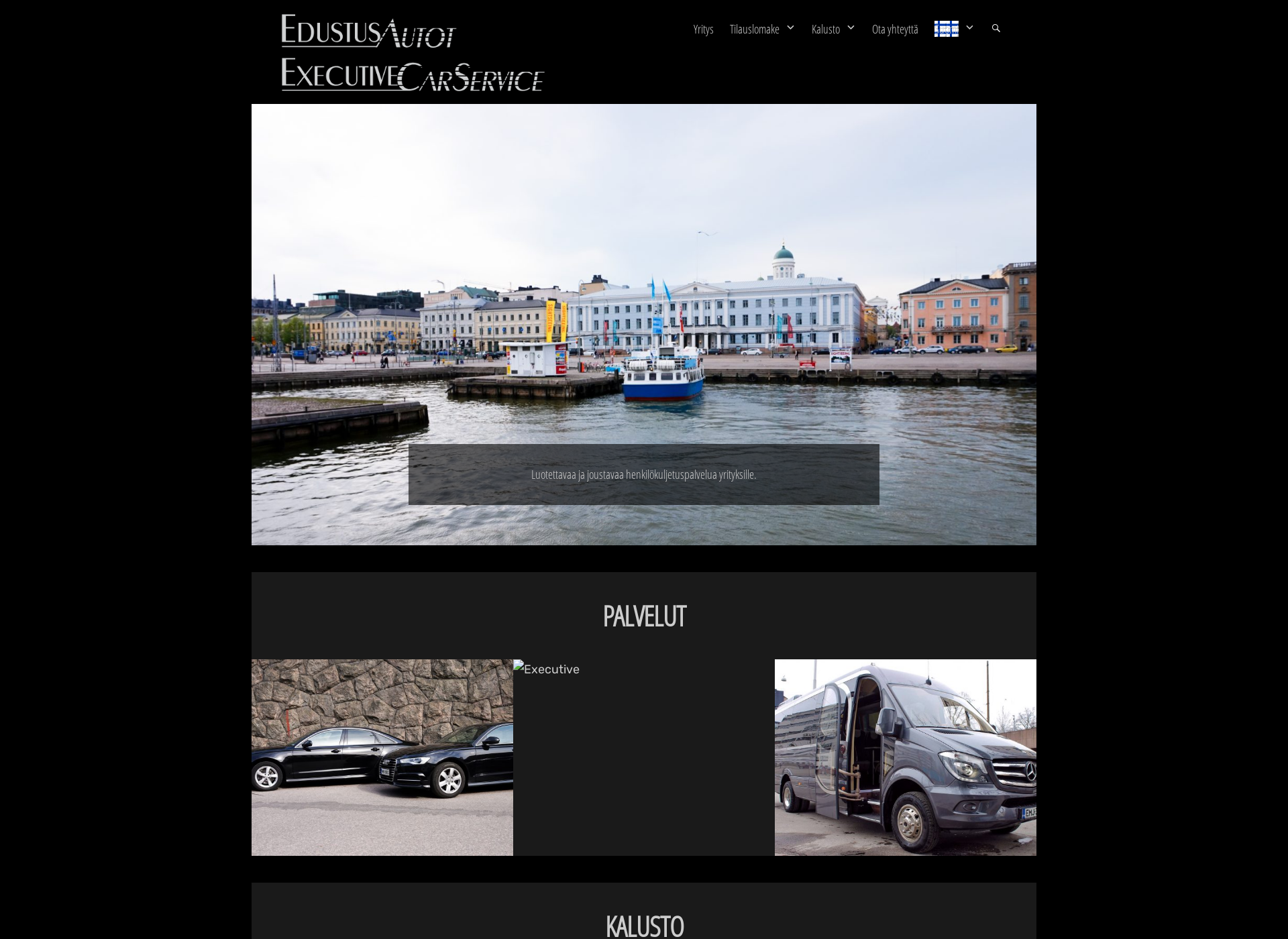 Screenshot for edustusautot.fi
