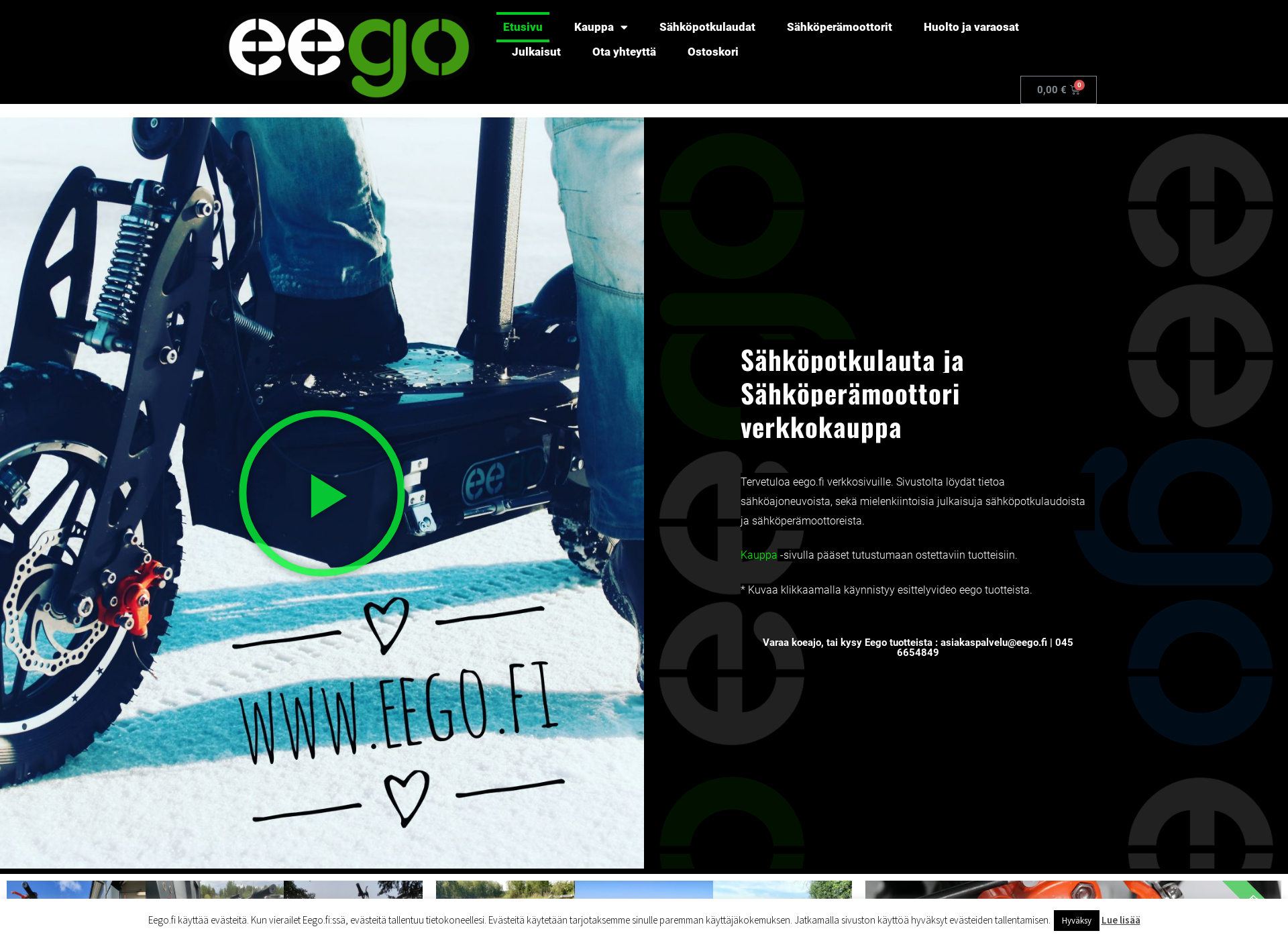 Skärmdump för eego.fi