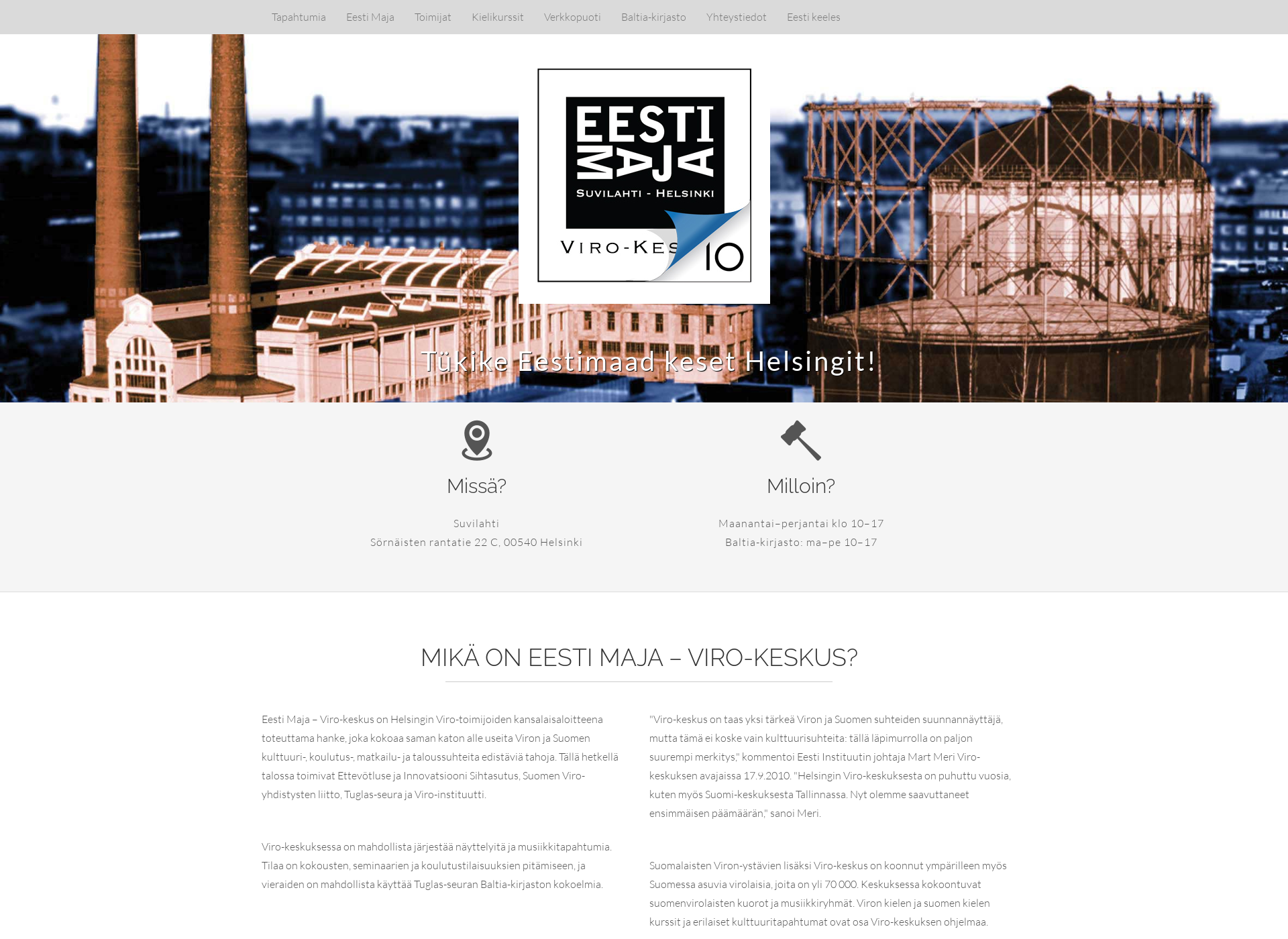 Screenshot for eestimaja.fi