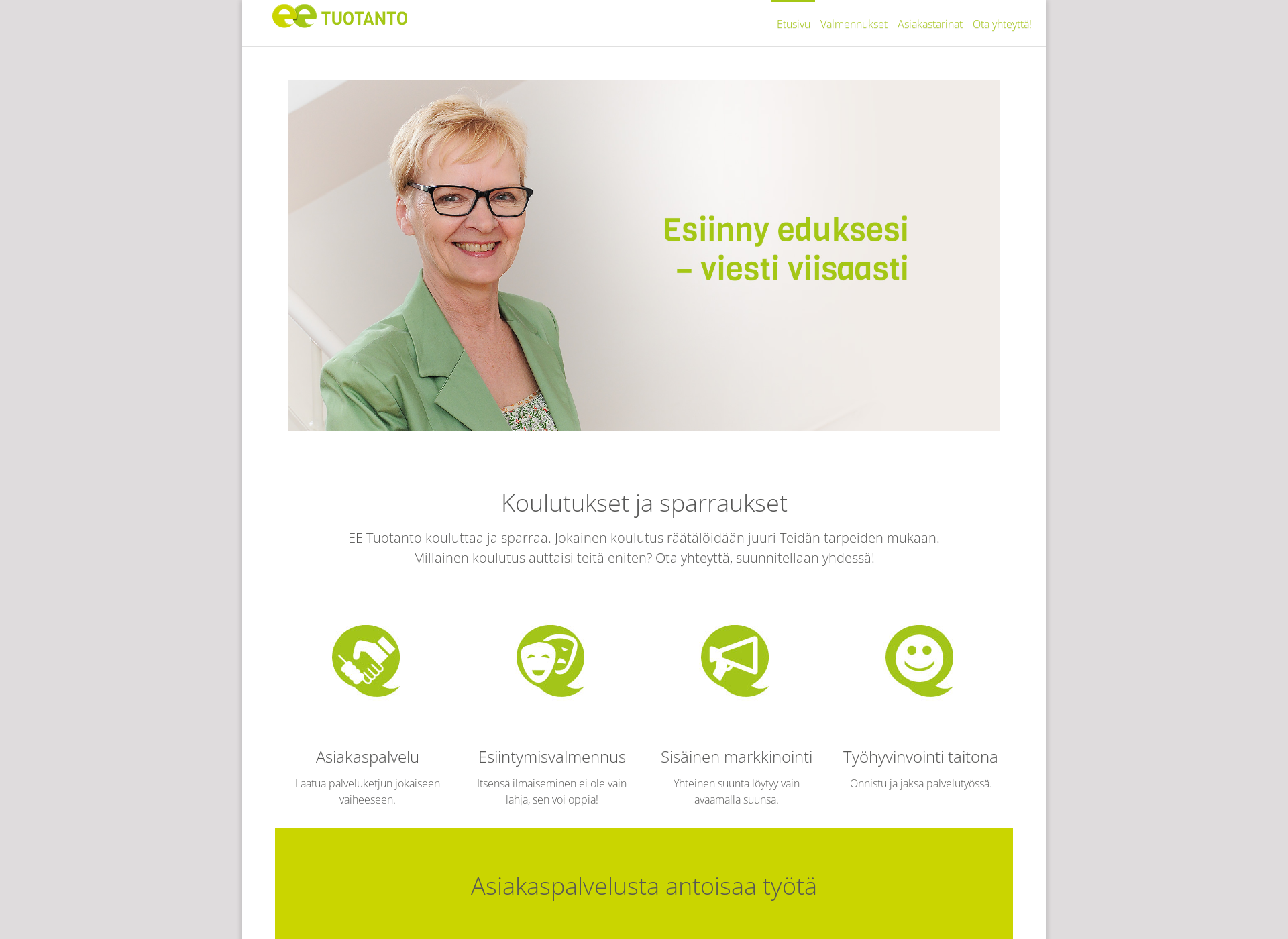 Screenshot for eetuotanto.fi