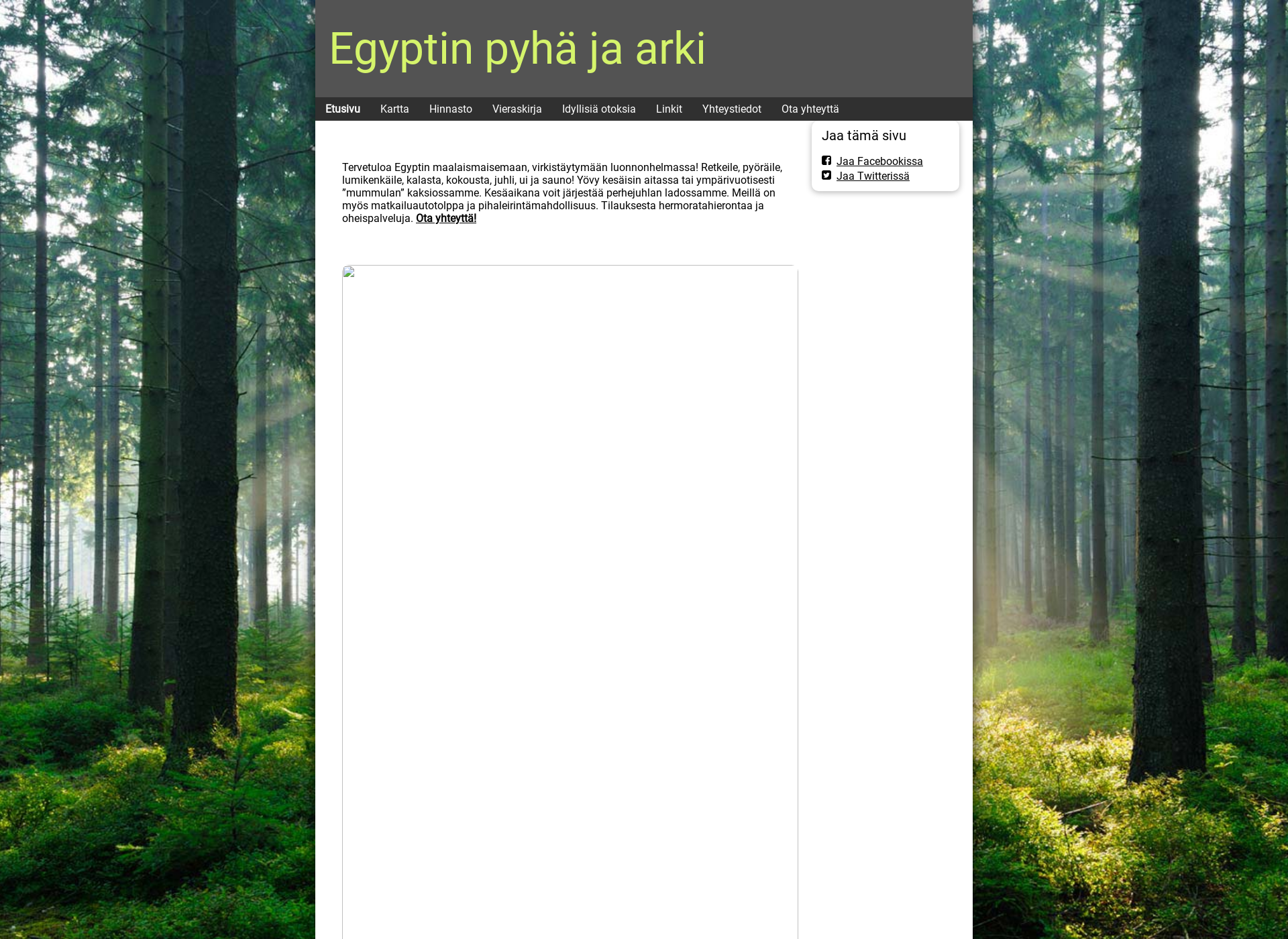 Screenshot for egyptinpyhajaarki.fi