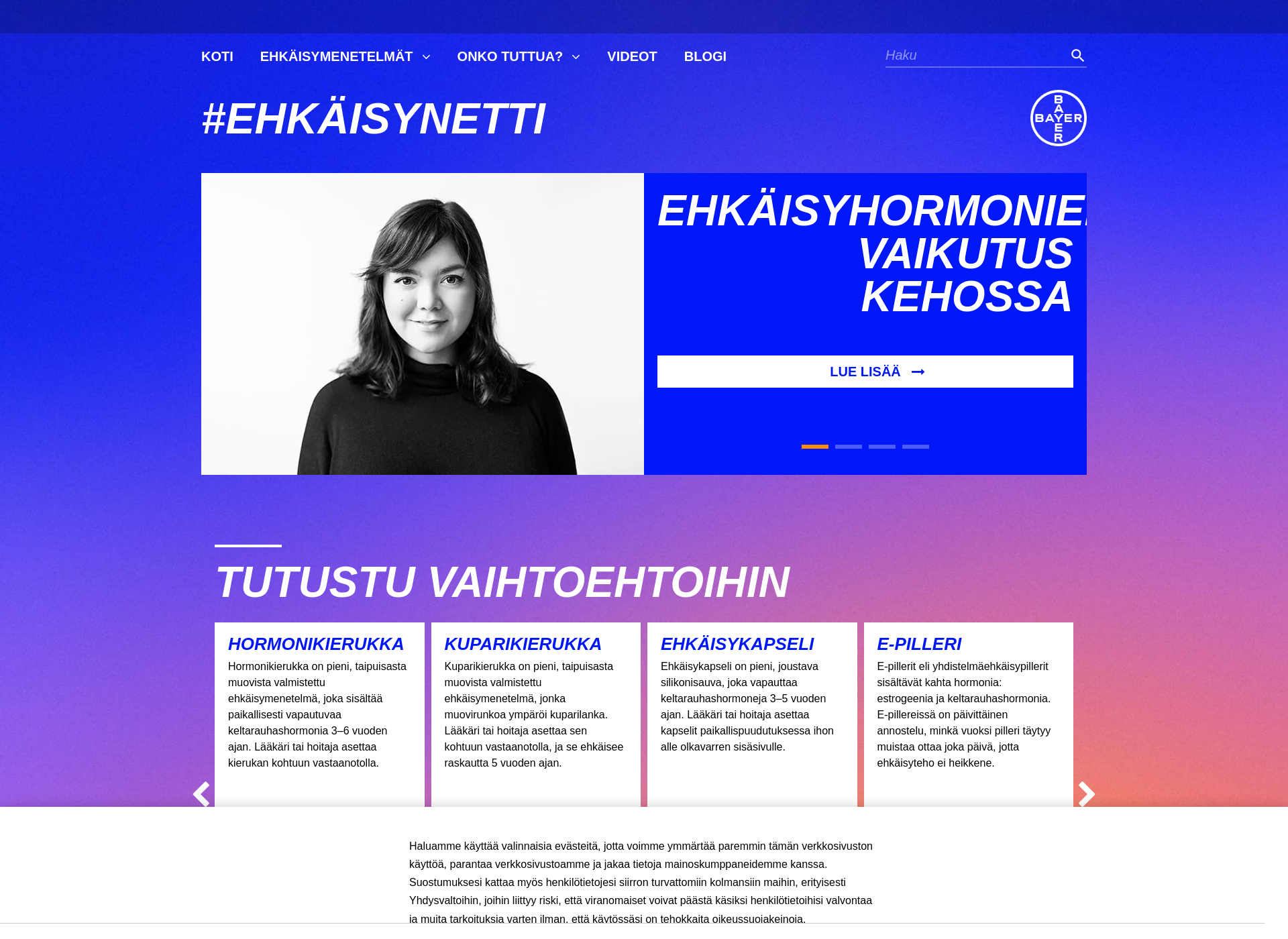 Screenshot for ehkaisynetti.fi