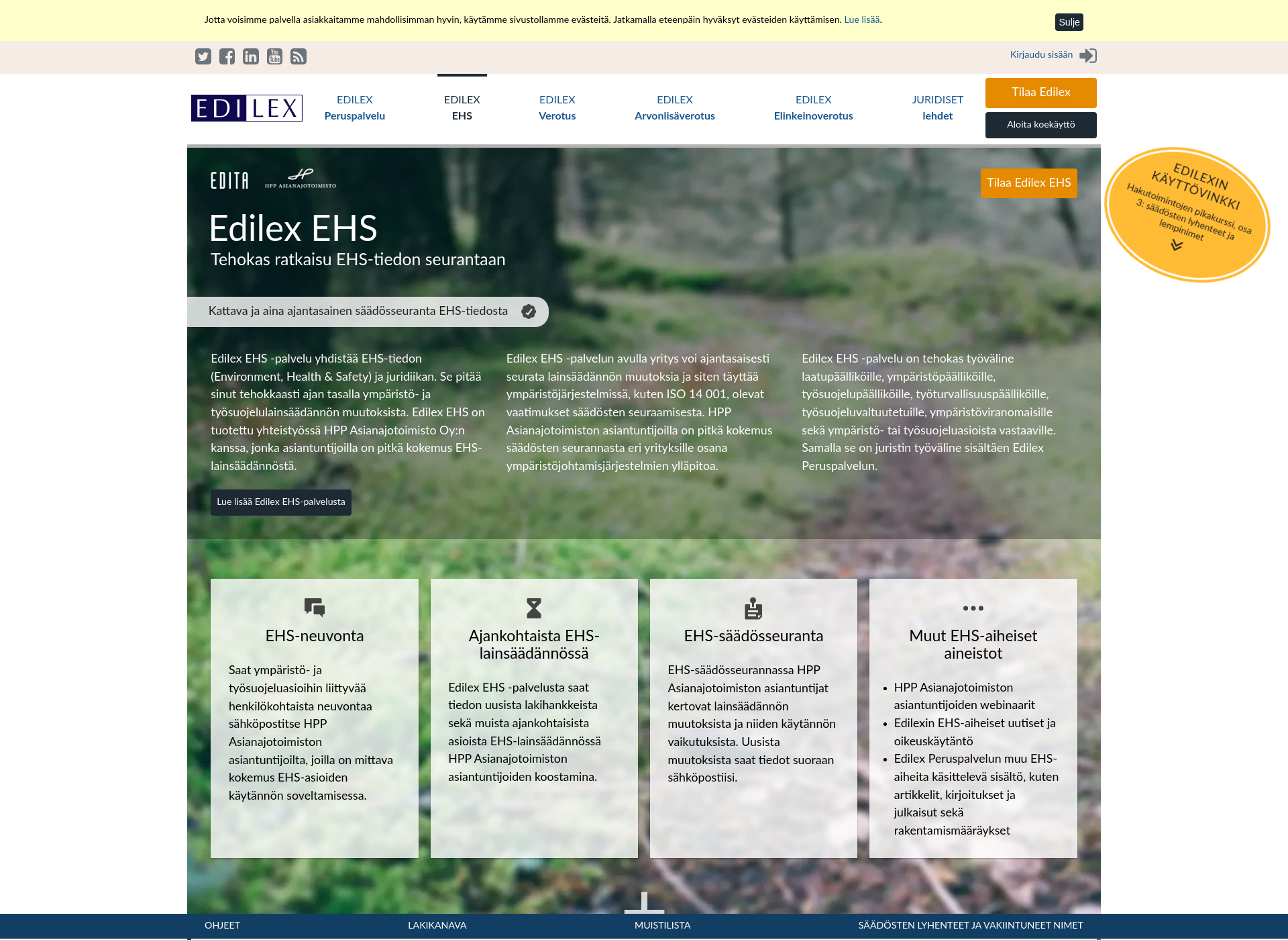 Screenshot for ehsq-lait.fi