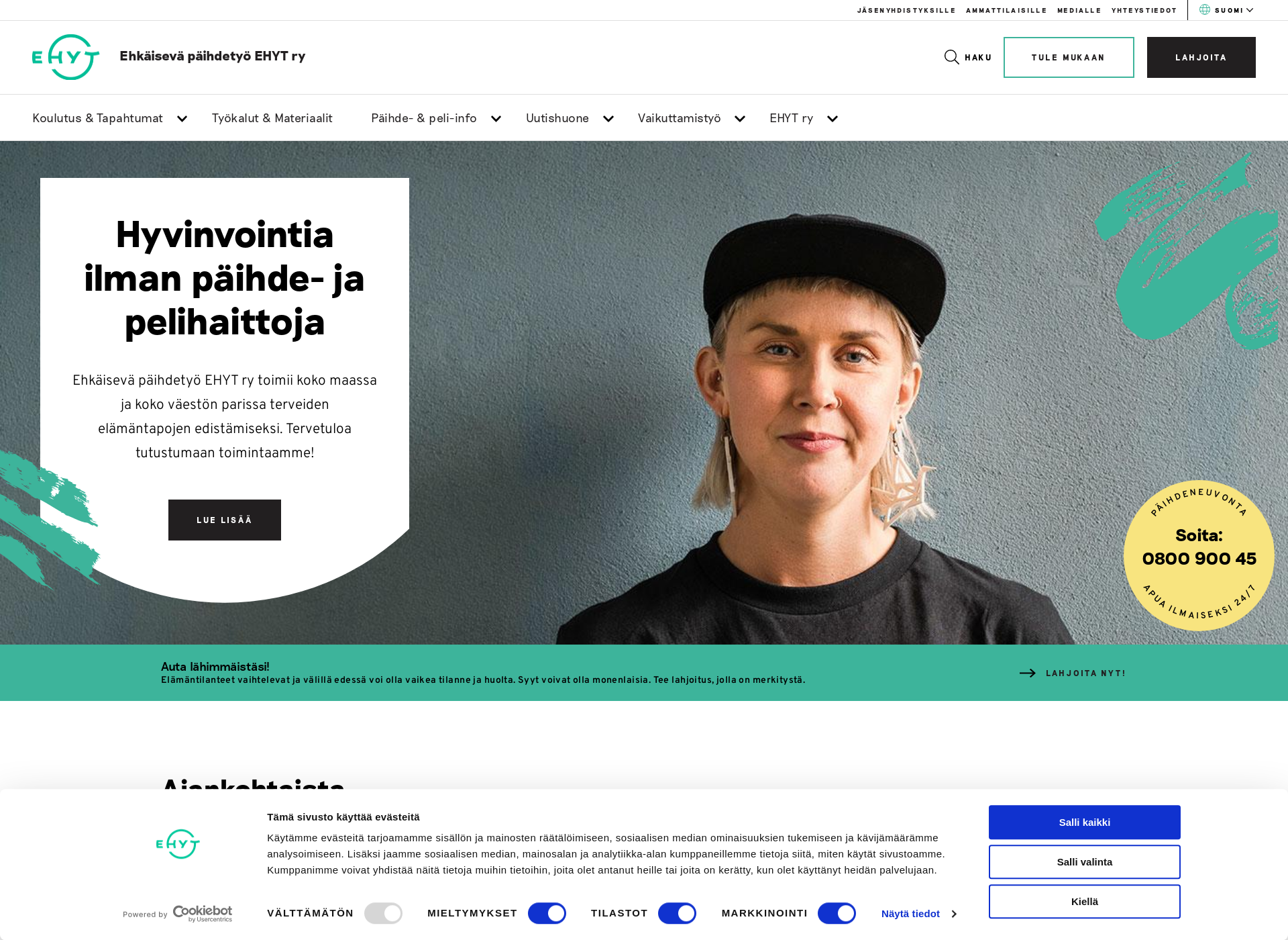 Skärmdump för ehyt.fi