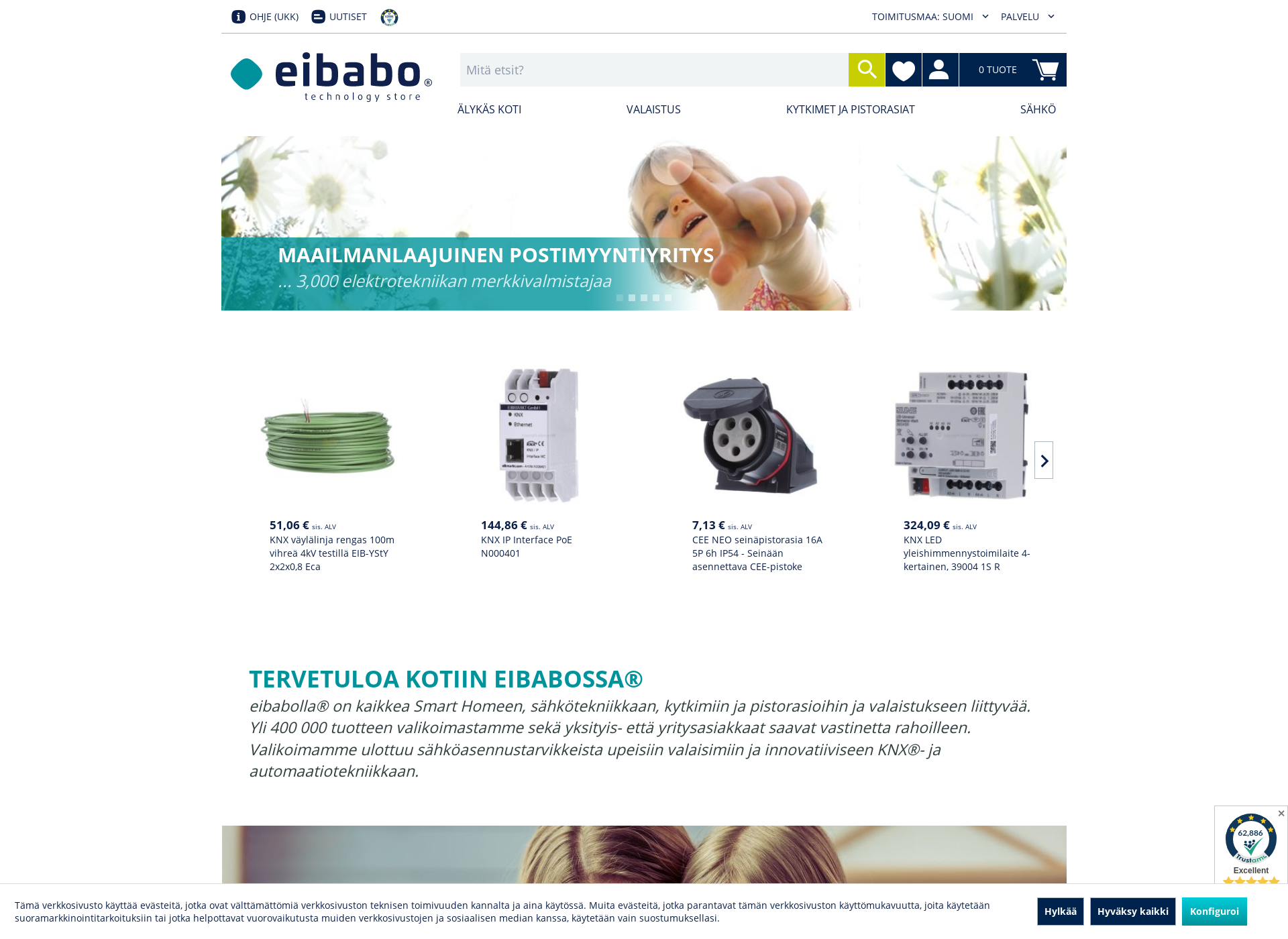 Skärmdump för eibabo.fi