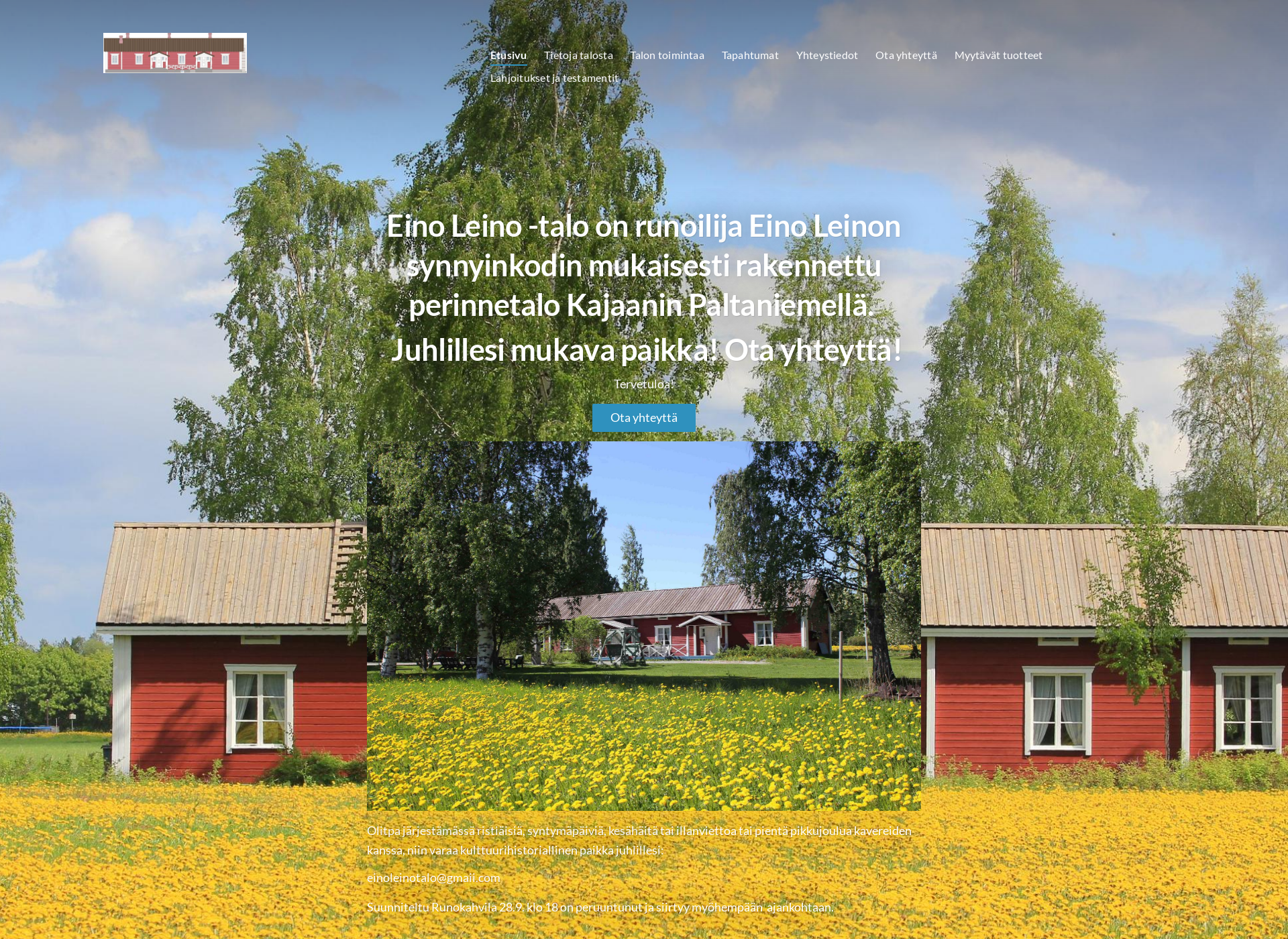 Screenshot for einoleinotalo.fi