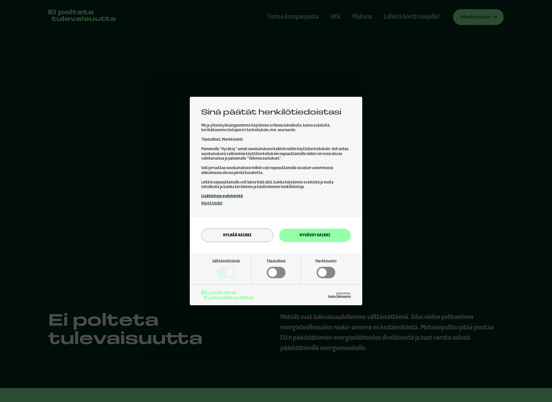 Screenshot for eipolteta.fi