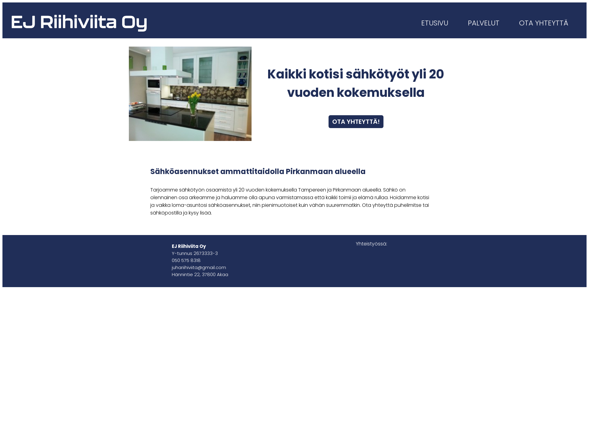 Screenshot for ej-riihiviita.fi