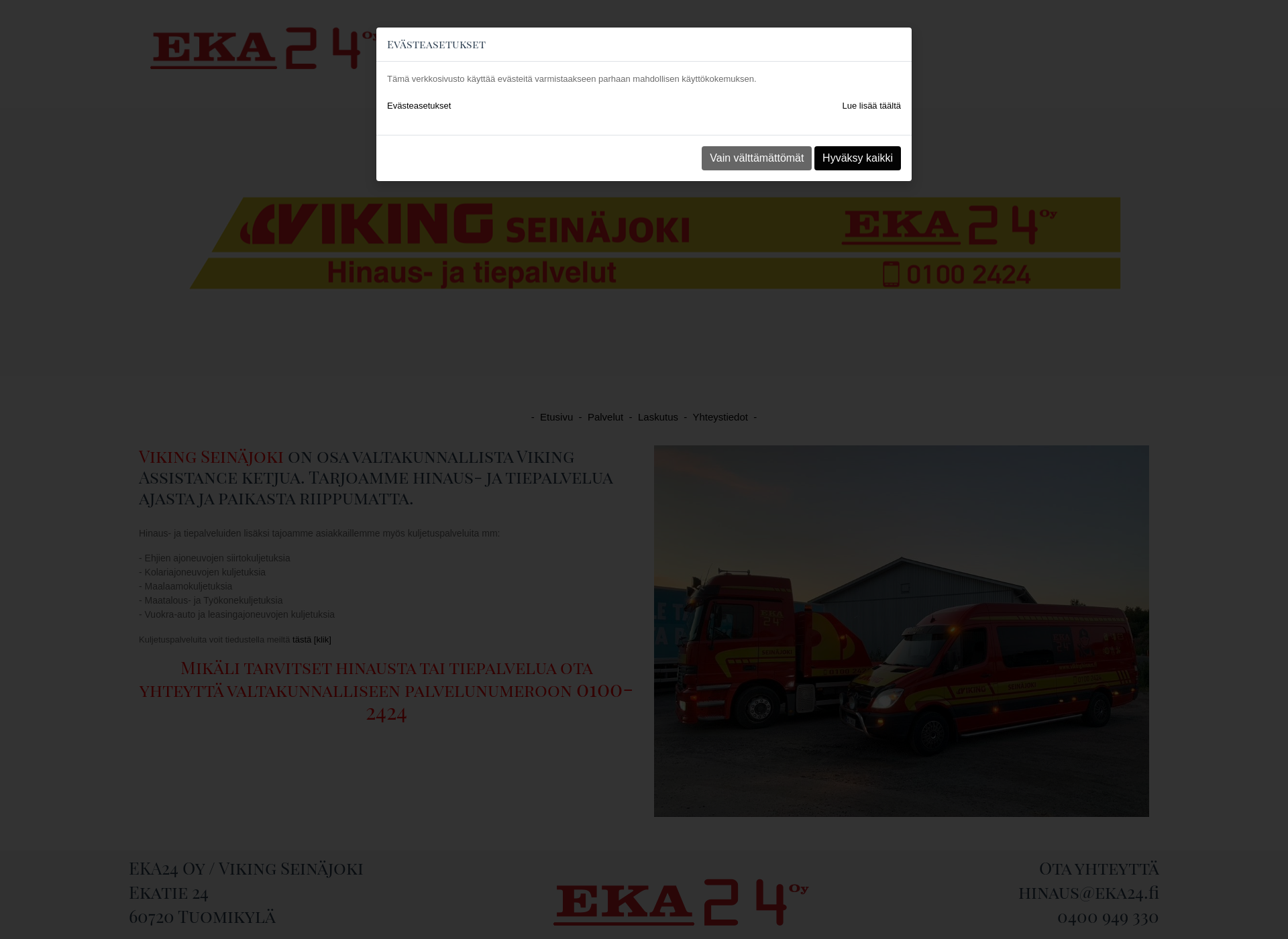 Screenshot for eka24.fi