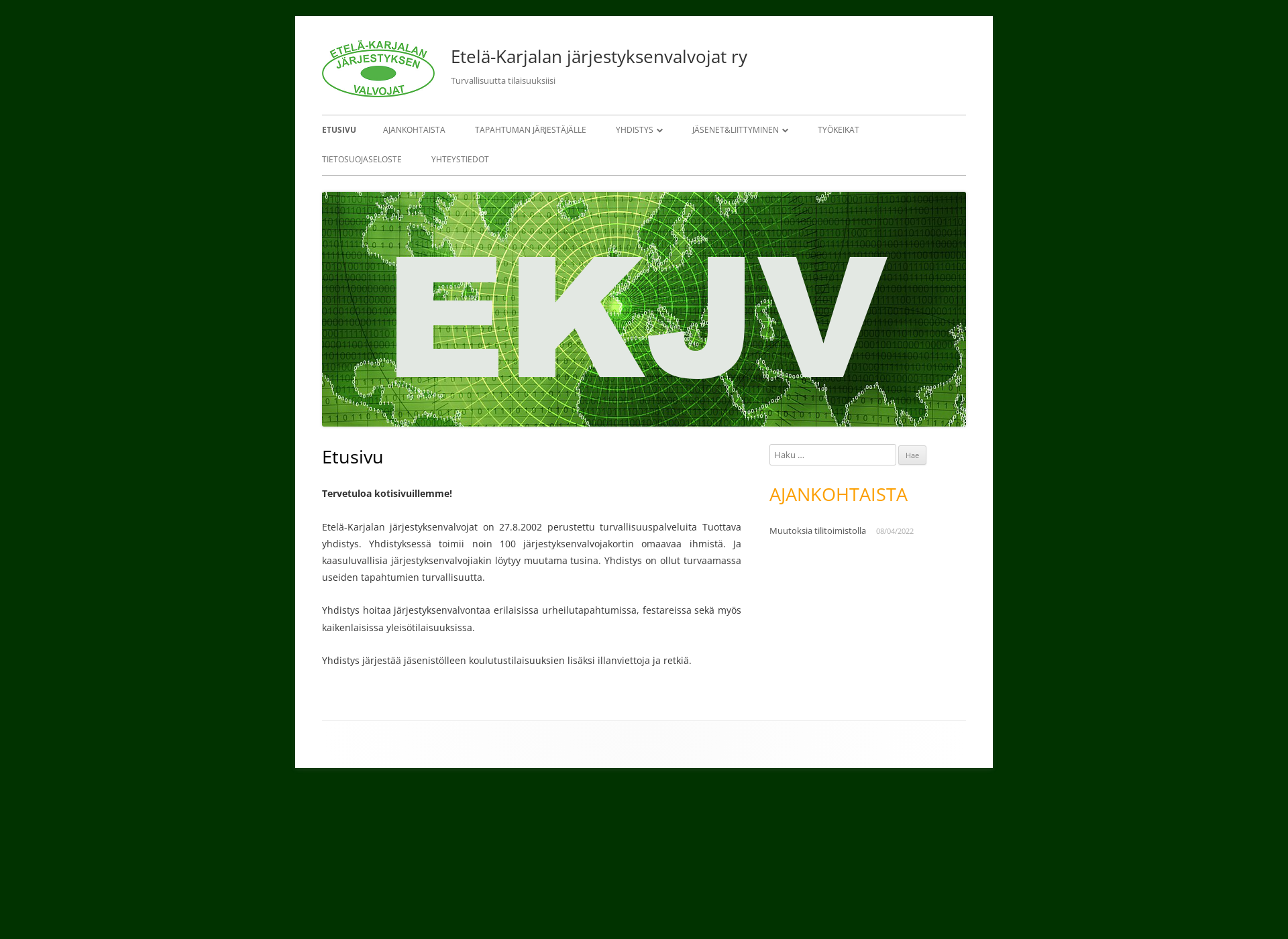 Screenshot for ekjv.fi