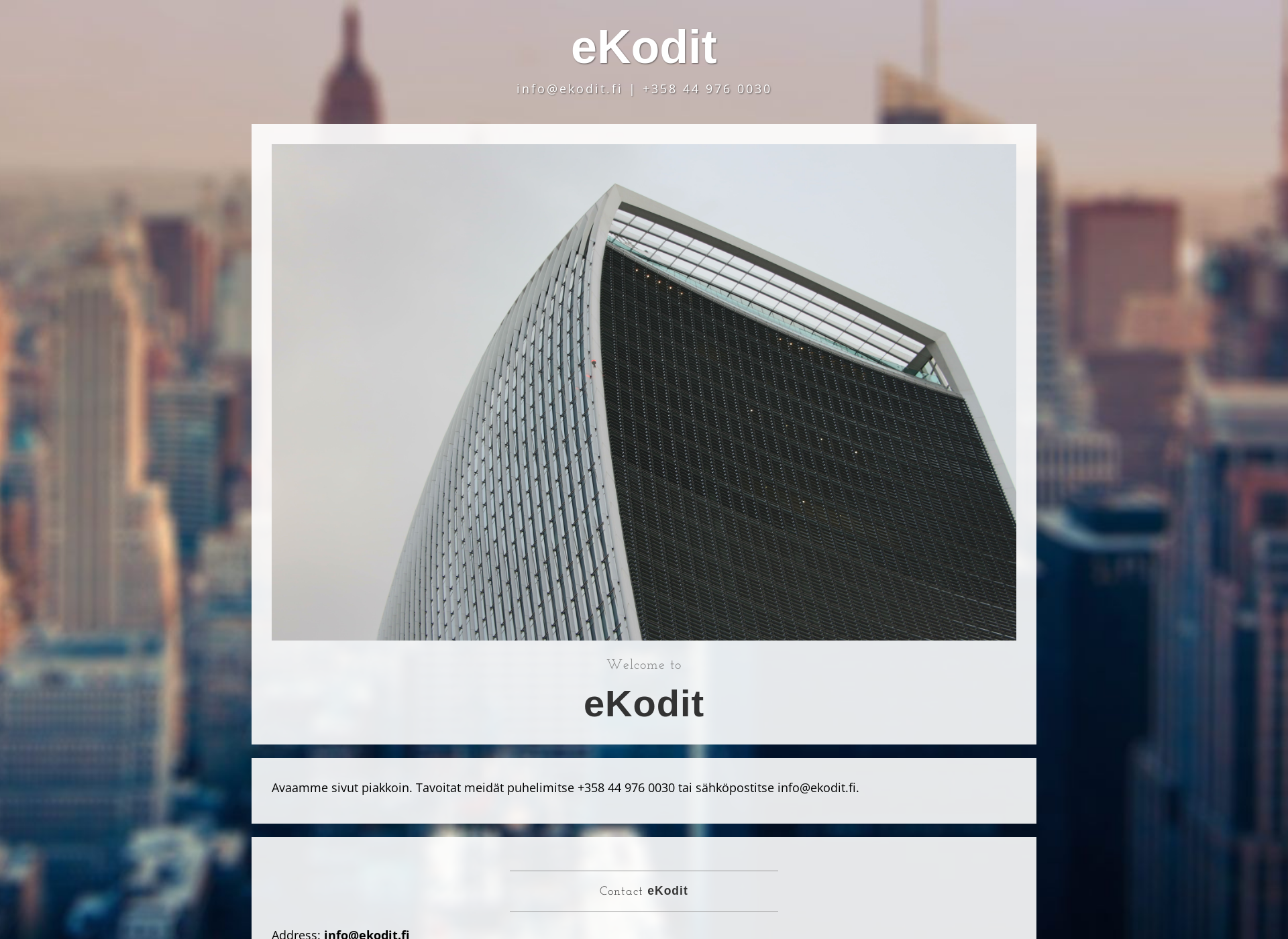 Screenshot for ekodit.fi