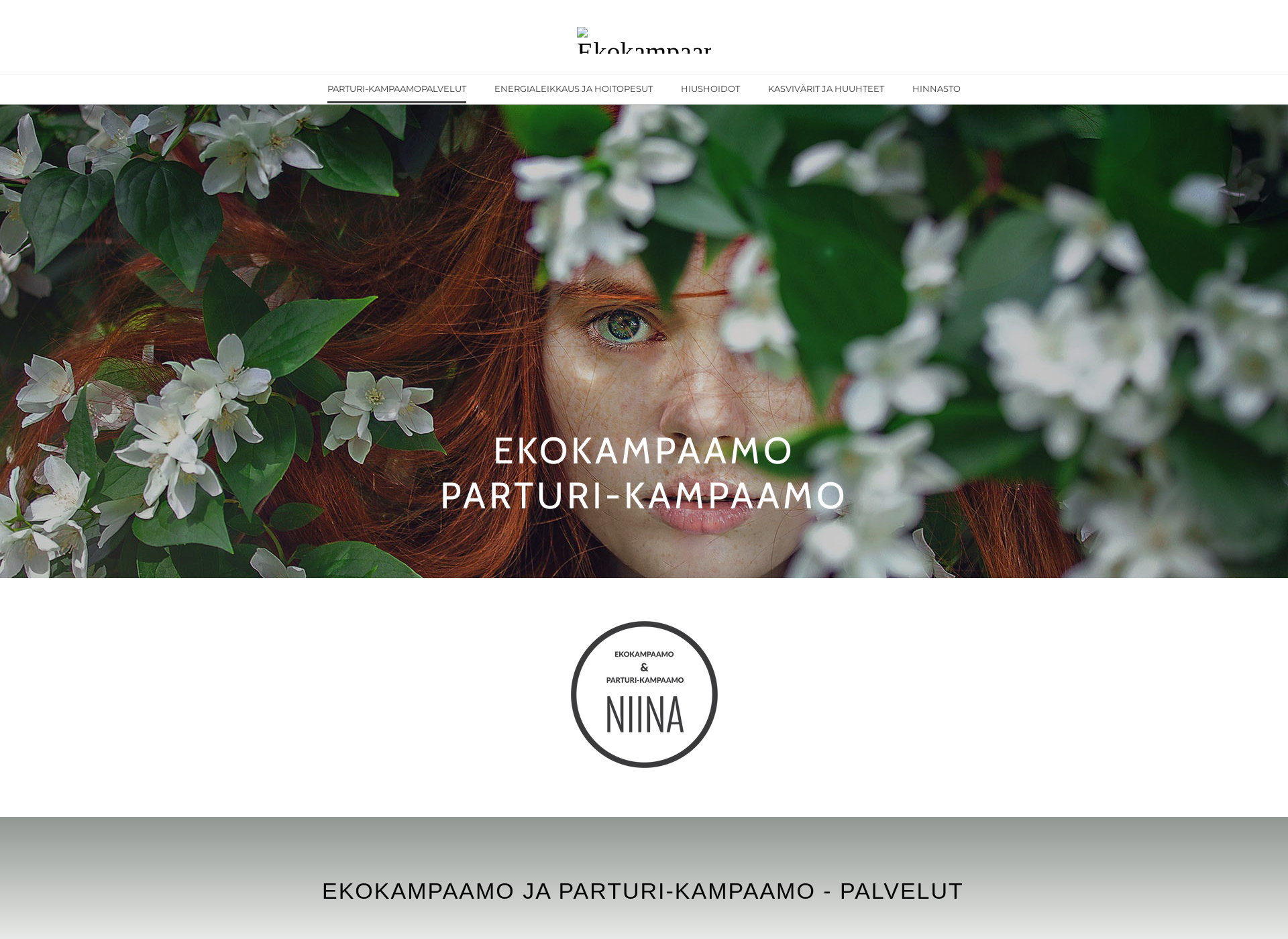 Screenshot for ekokampaamoniina.fi