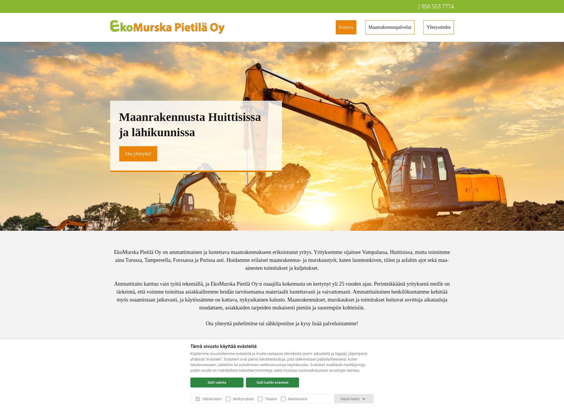 Screenshot for ekomurska.fi