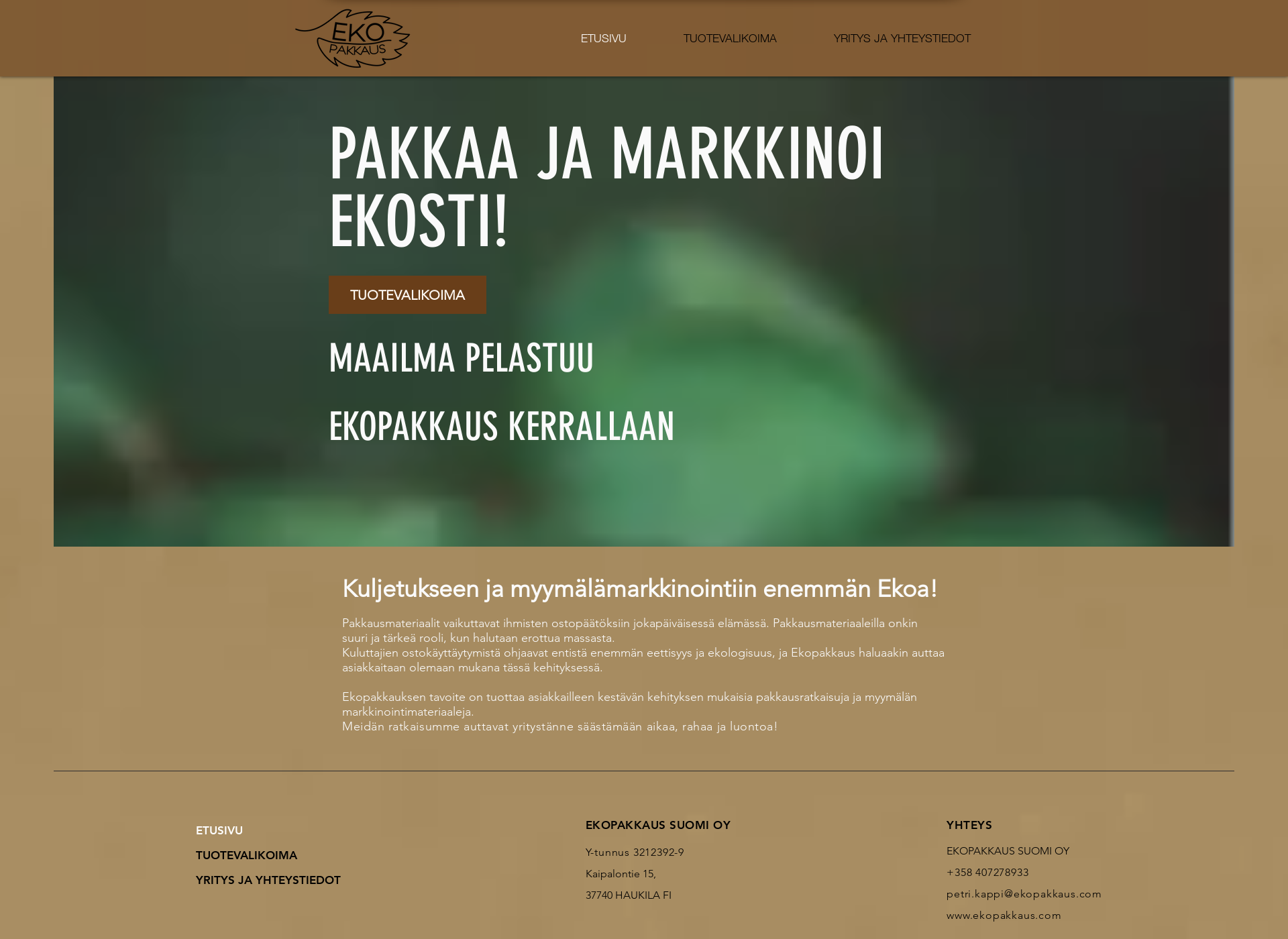 Screenshot for ekopakkaus.com