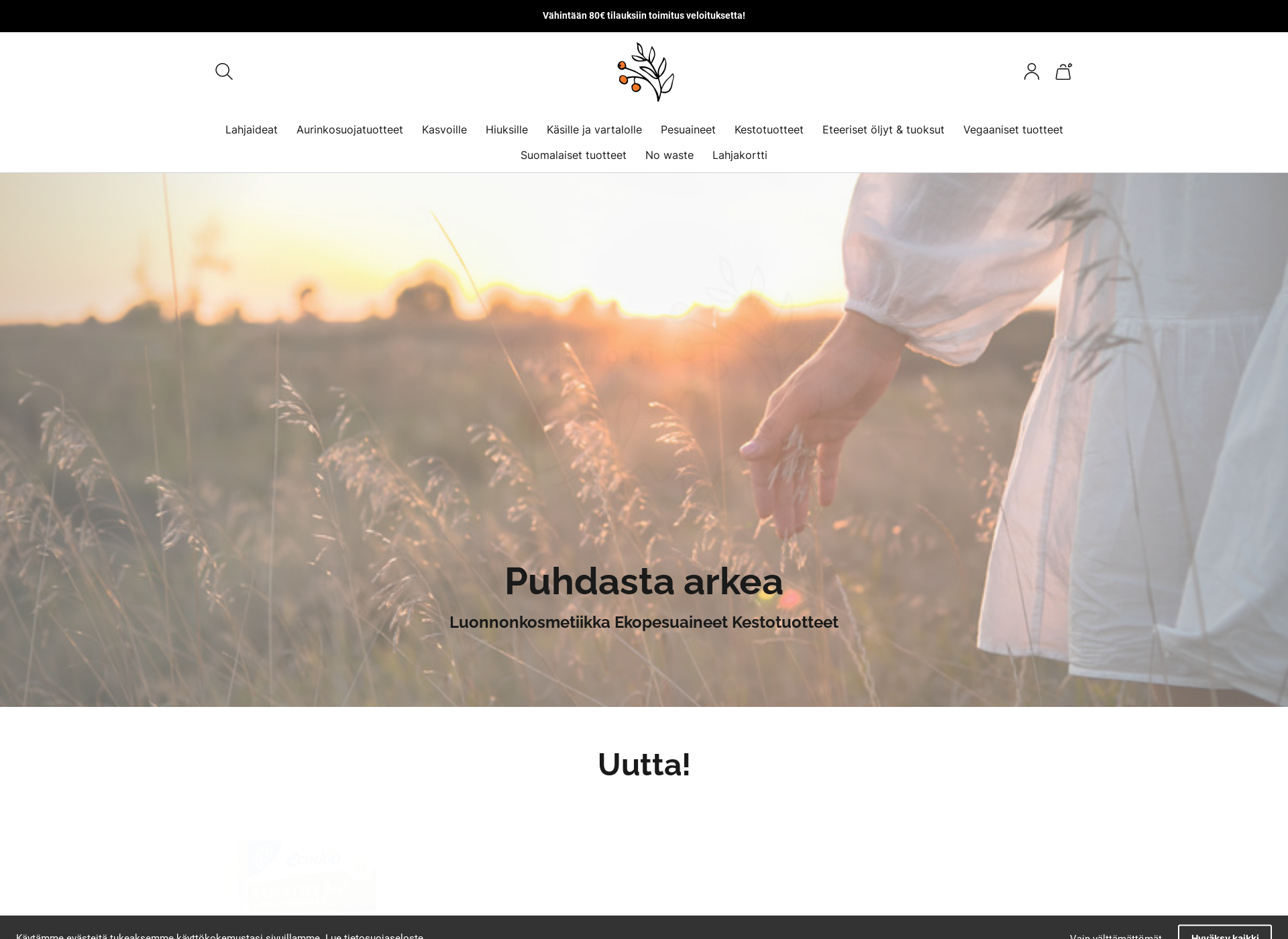 Screenshot for ekopuotipihla.fi