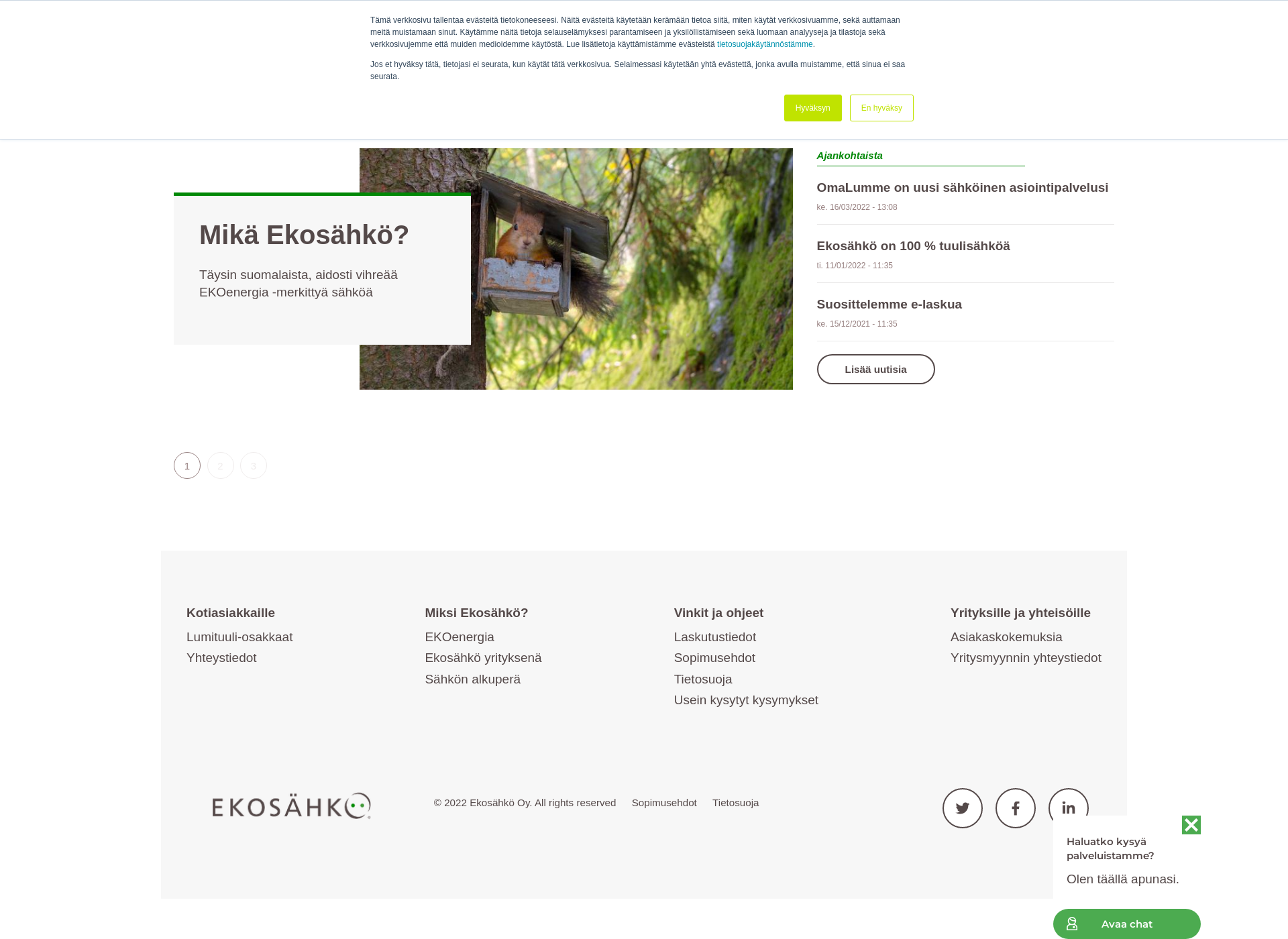 Screenshot for ekosahko.fi