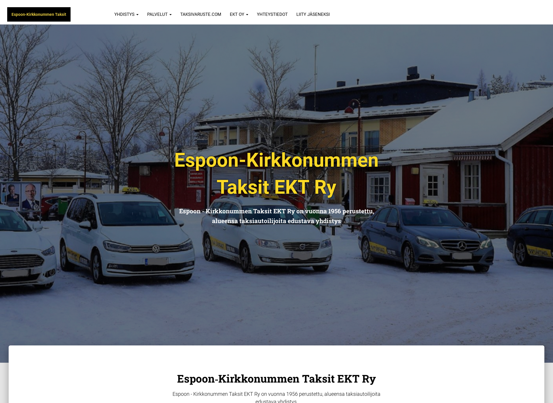 Skärmdump för ektry.fi