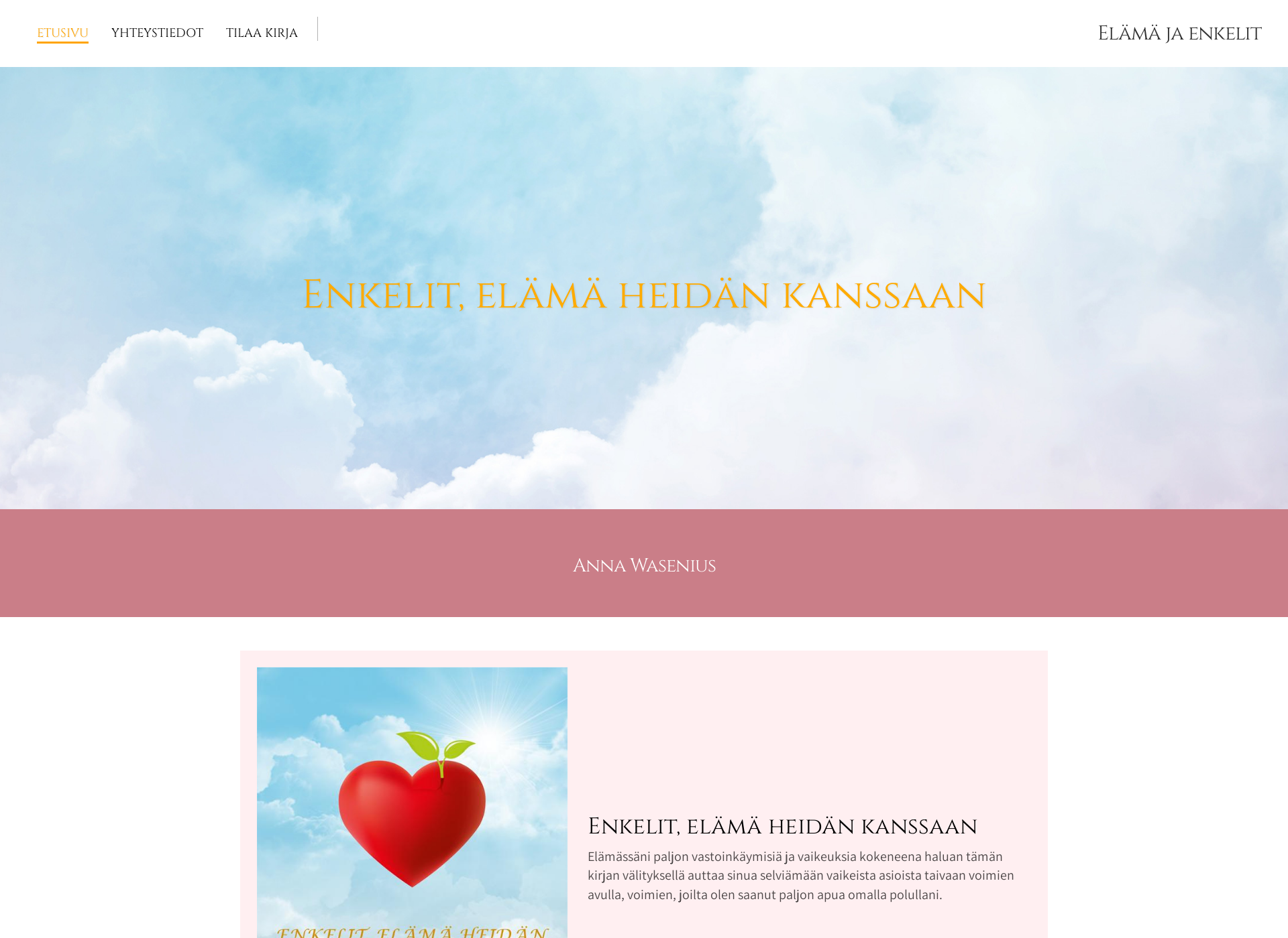 Screenshot for elamajaenkelit.fi