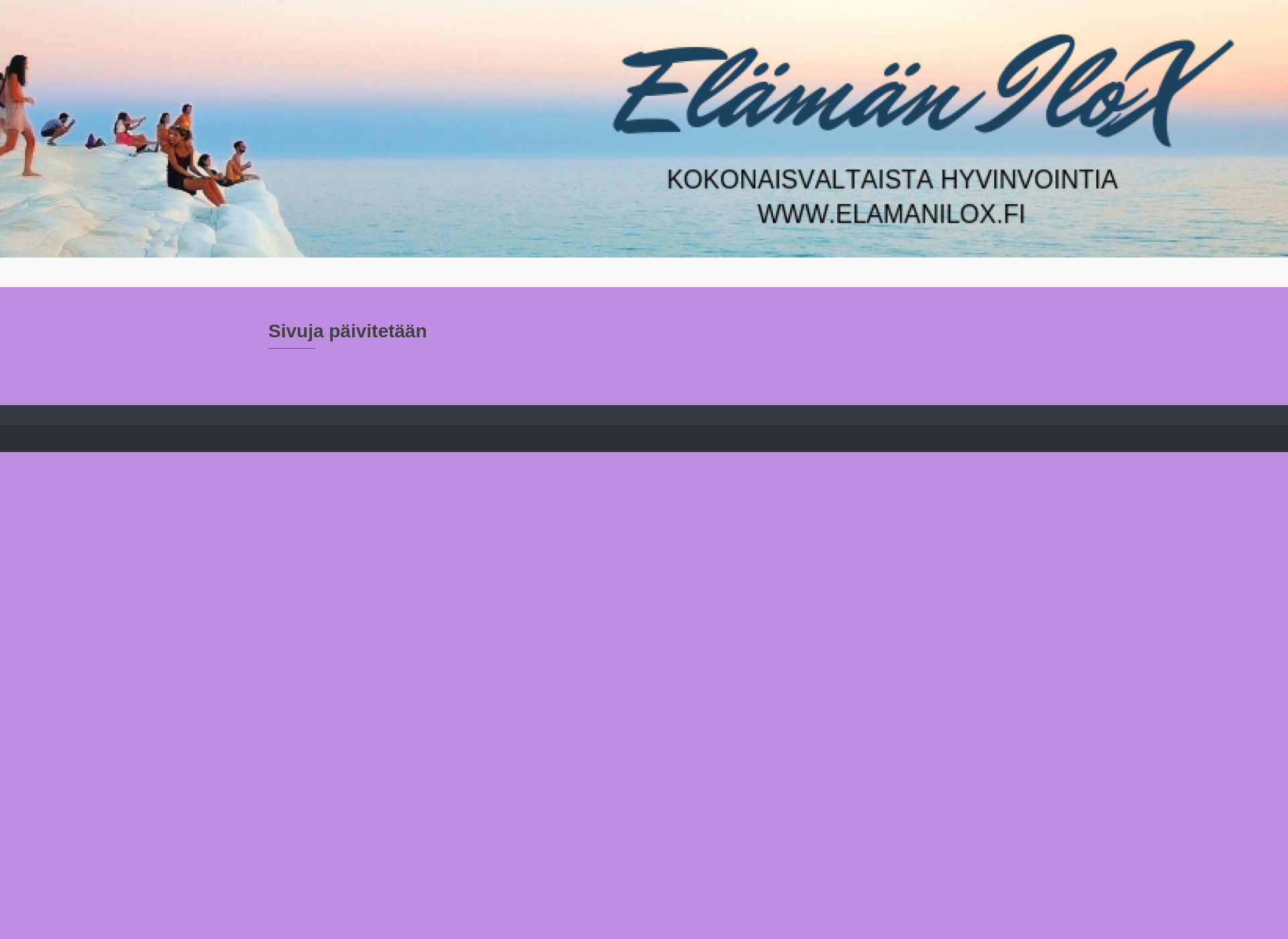 Skärmdump för elamanilox.fi