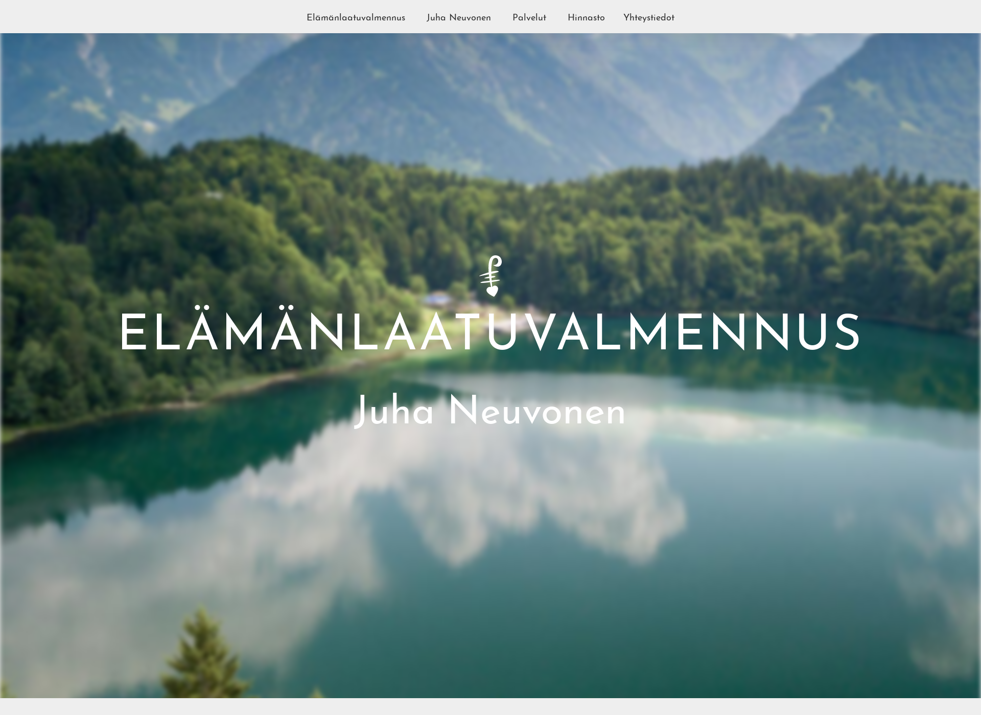 Screenshot for elamanlaatuvalmennus.fi