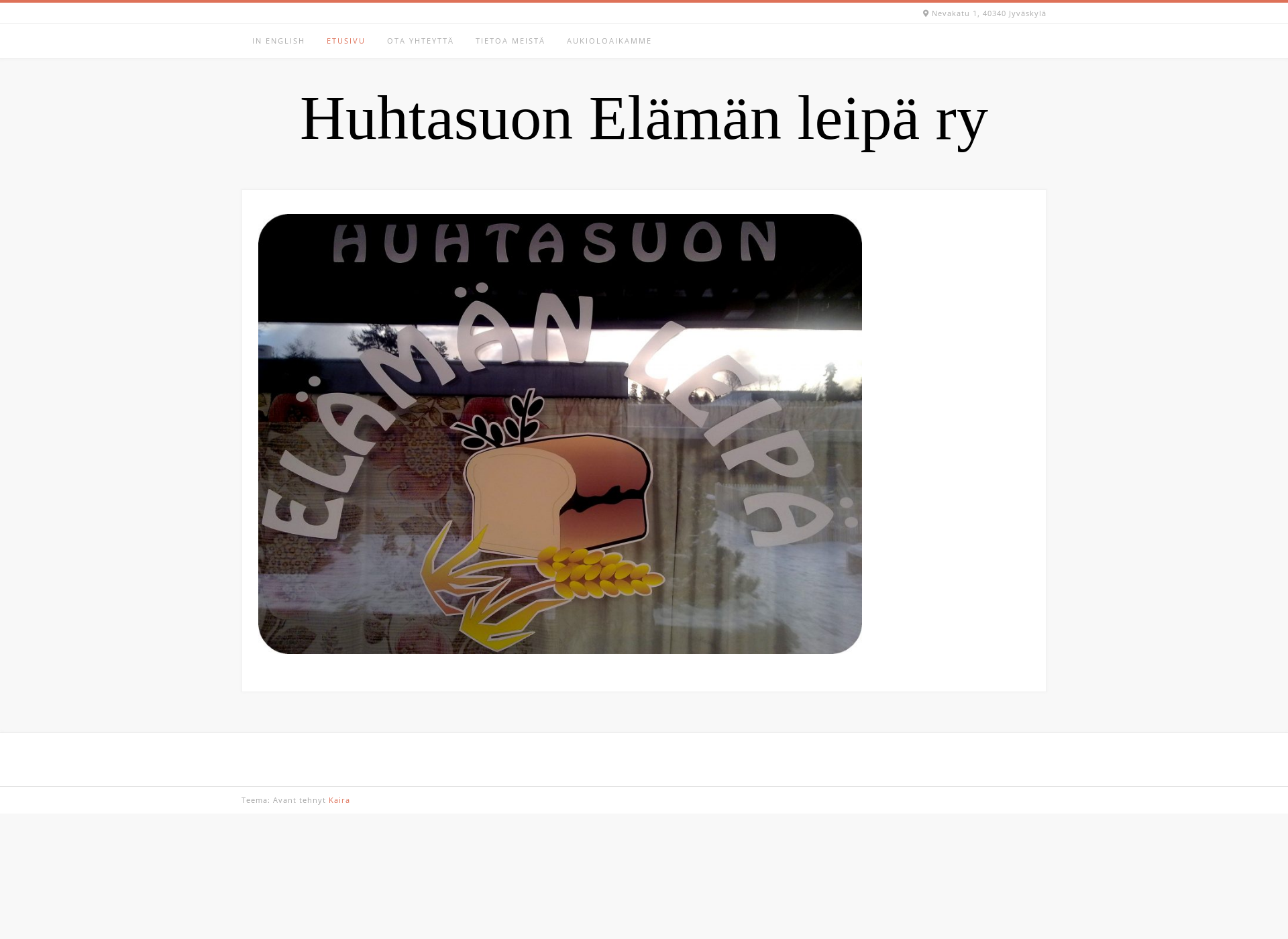 Skärmdump för elamanleipa.fi
