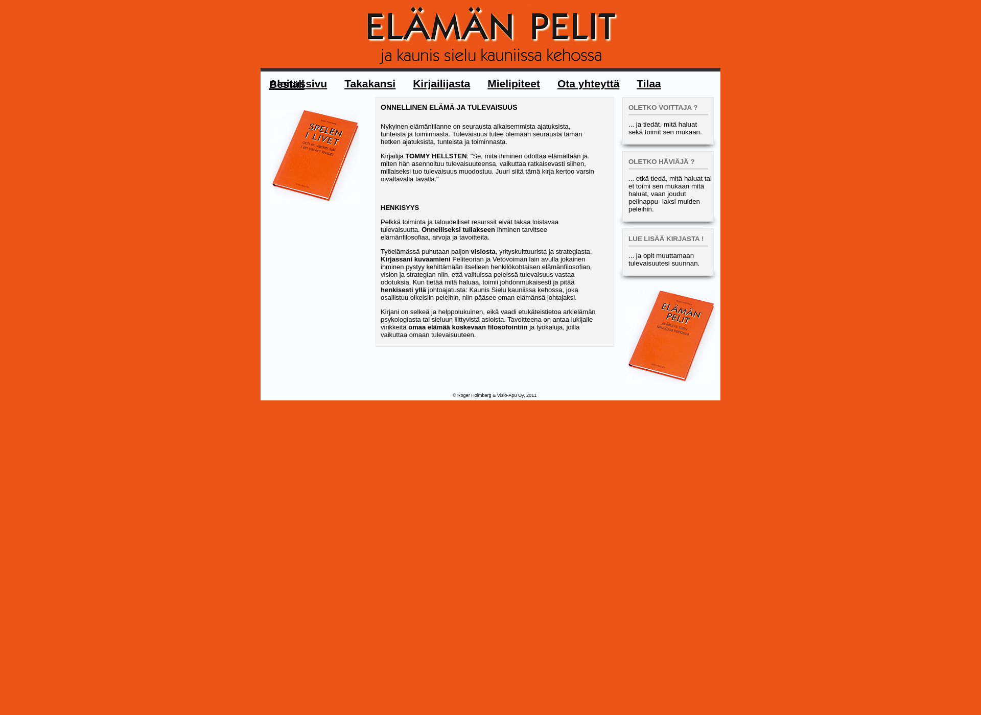 Screenshot for elamanpelit.fi