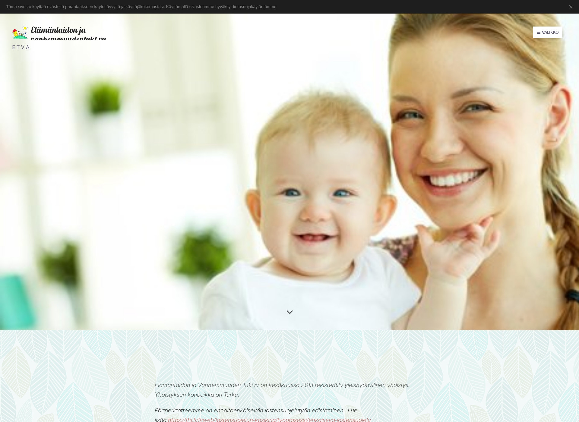 Screenshot for elamantaidon-ja-vanhemmuuden-tuki-ry.fi