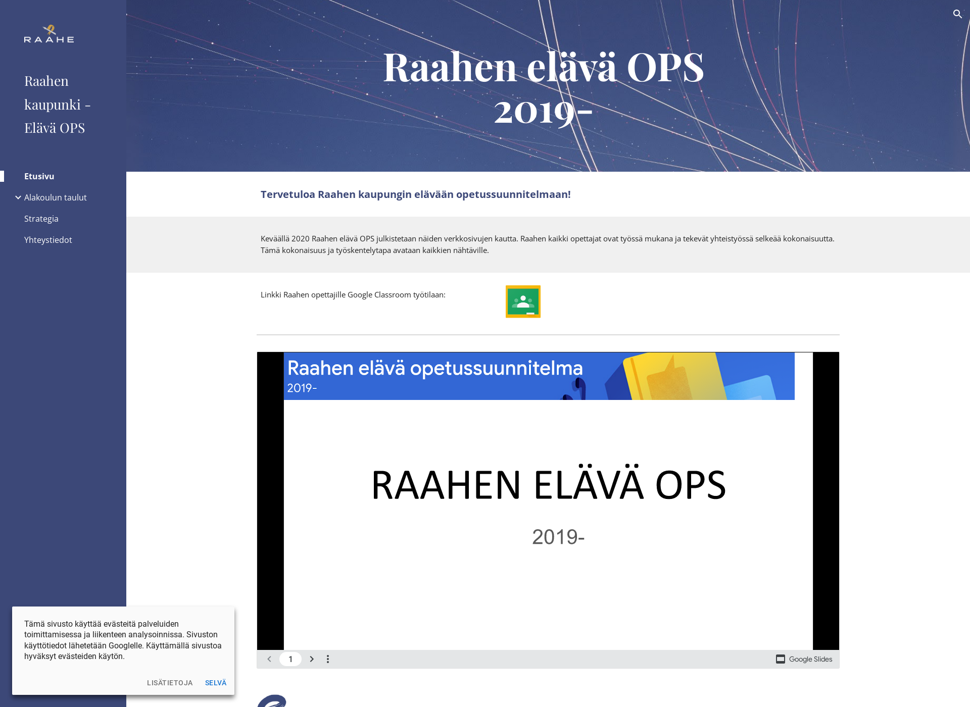 Screenshot for elavaops.fi