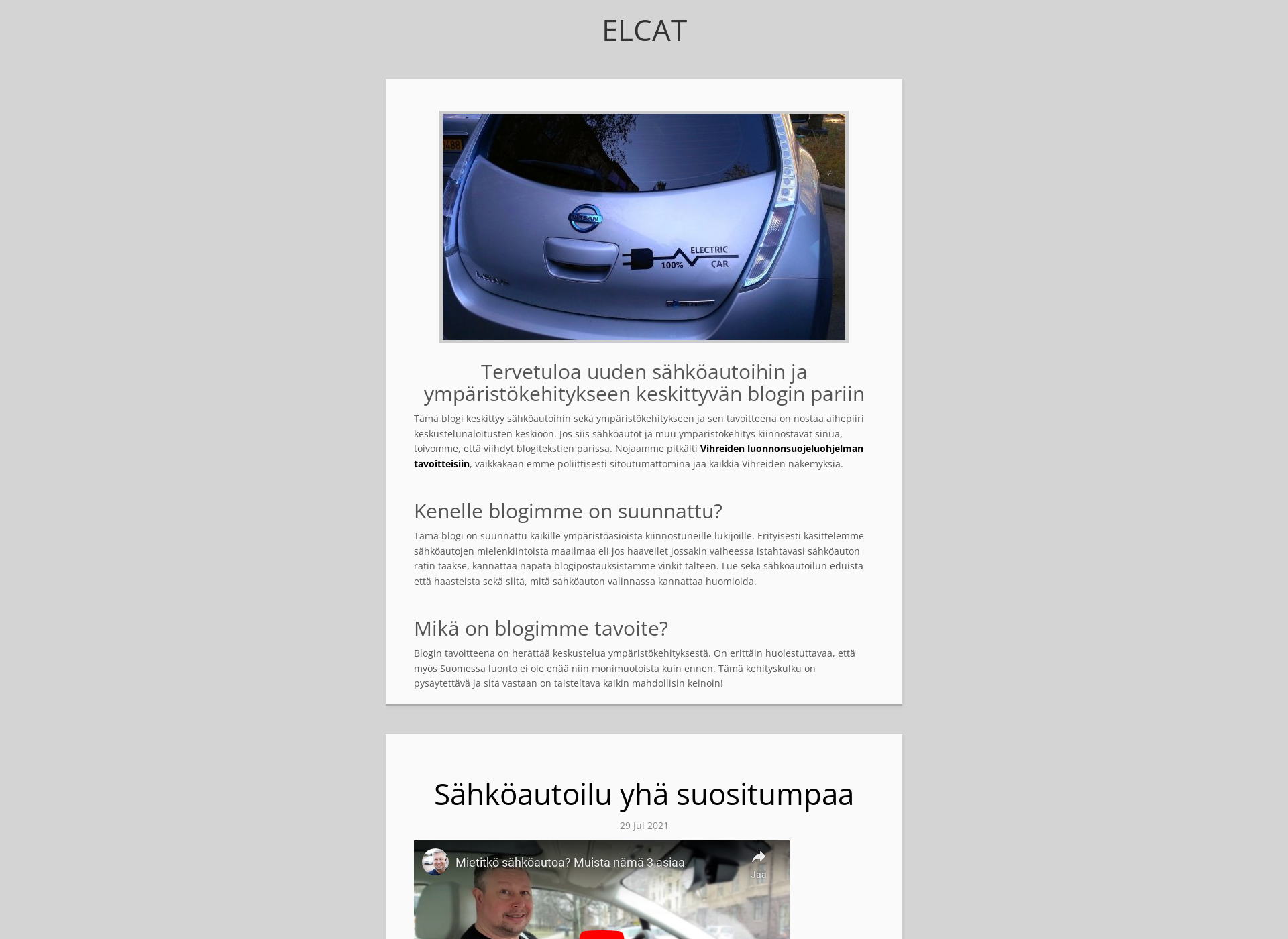 Screenshot for elcat.fi