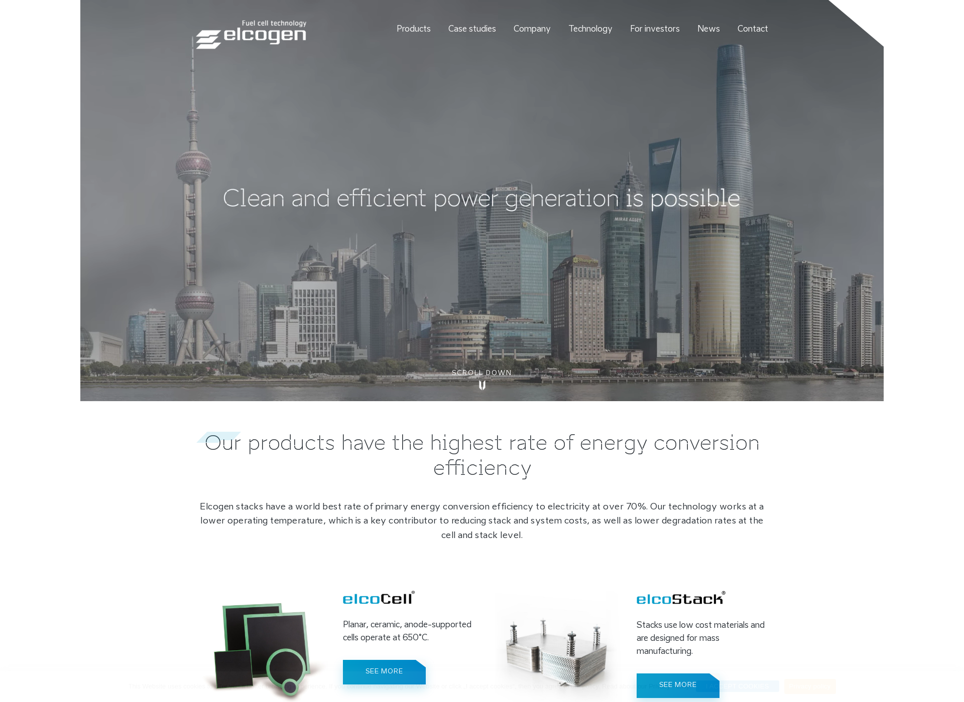 Screenshot for elcogen.com