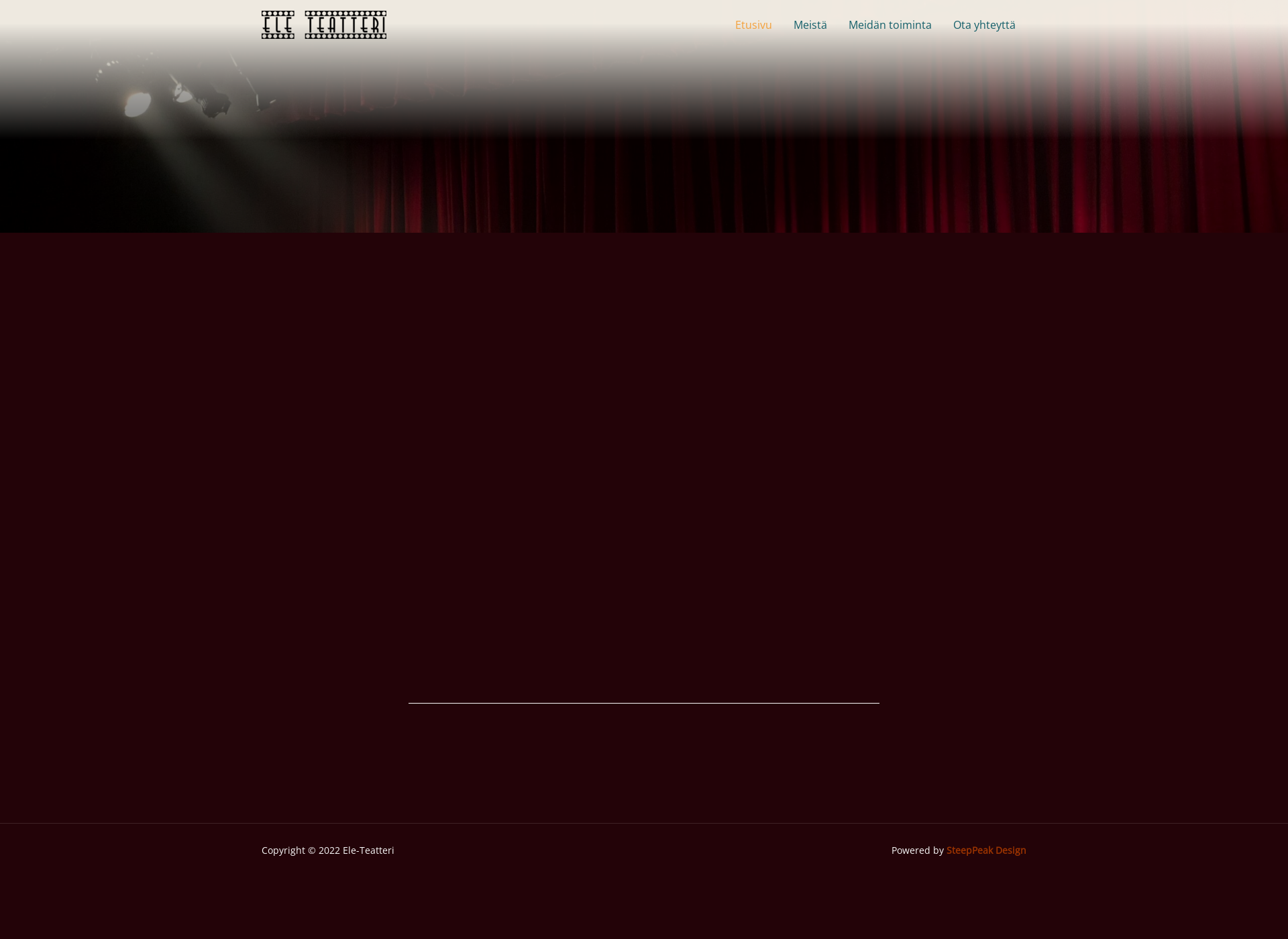Screenshot for ele-teatteri.fi