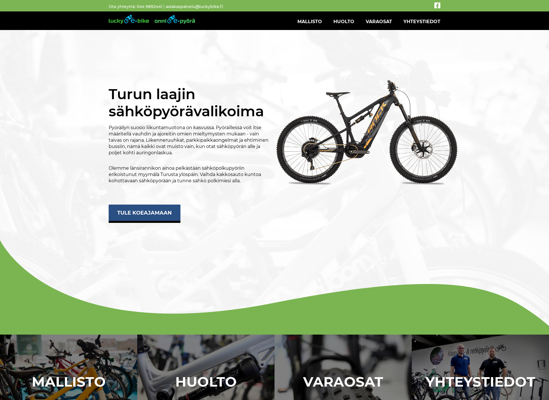 Screenshot for electrobiketurku.fi