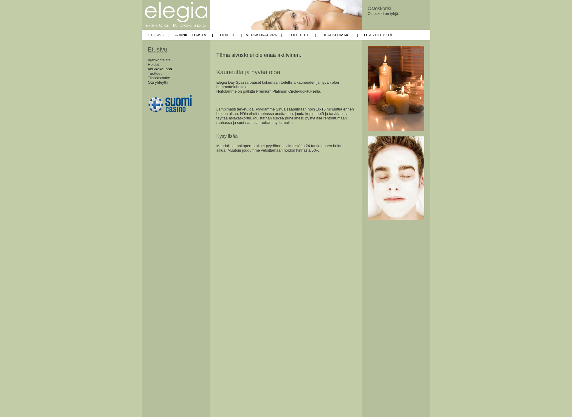 Screenshot for elegiadayspa.fi