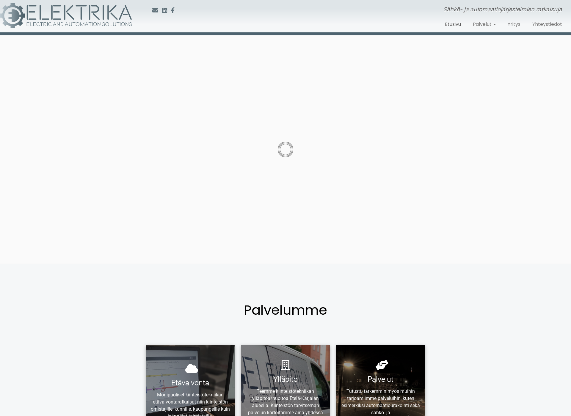 Screenshot for elektrika.fi