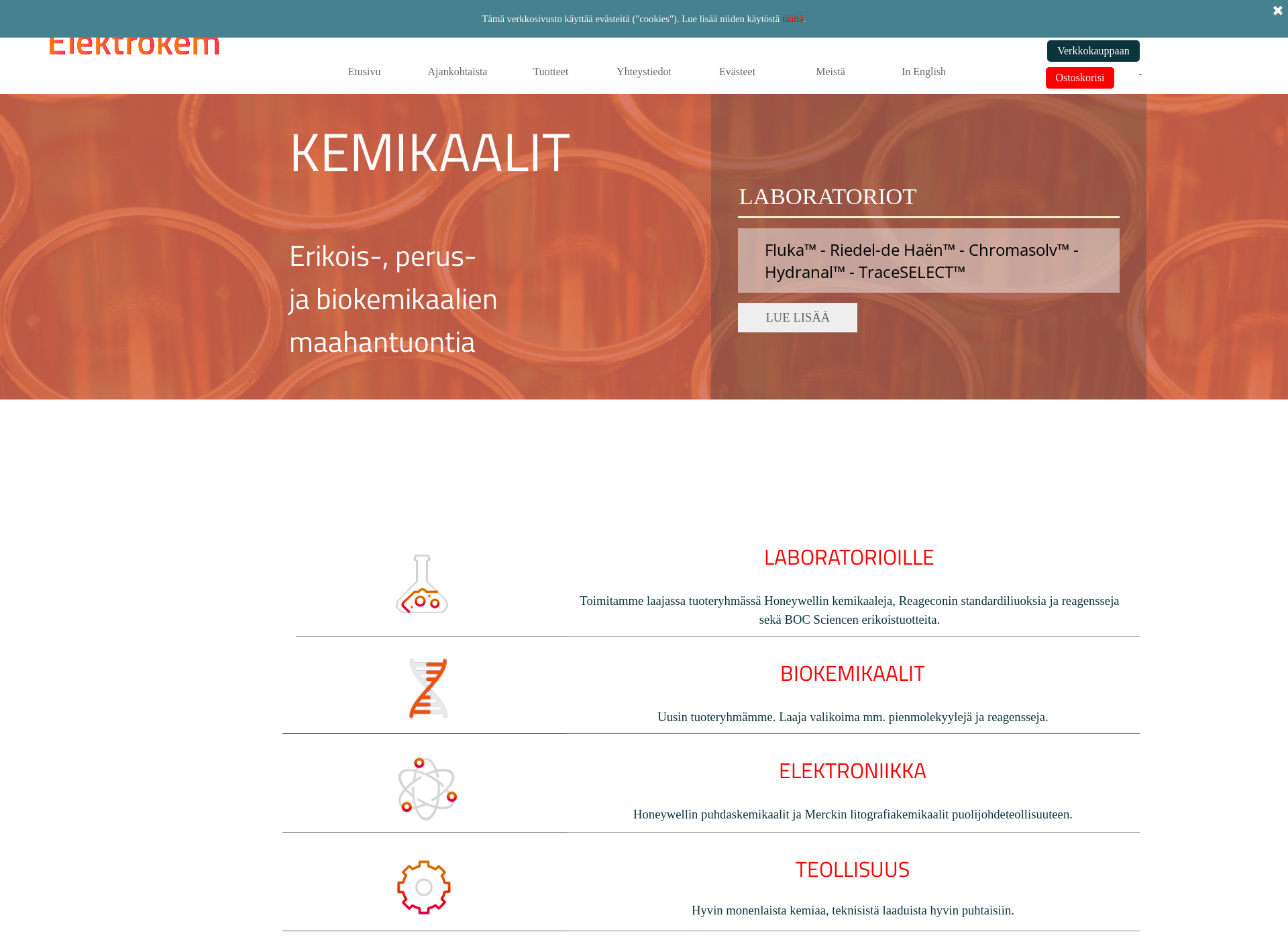 Screenshot for elektrokem.fi