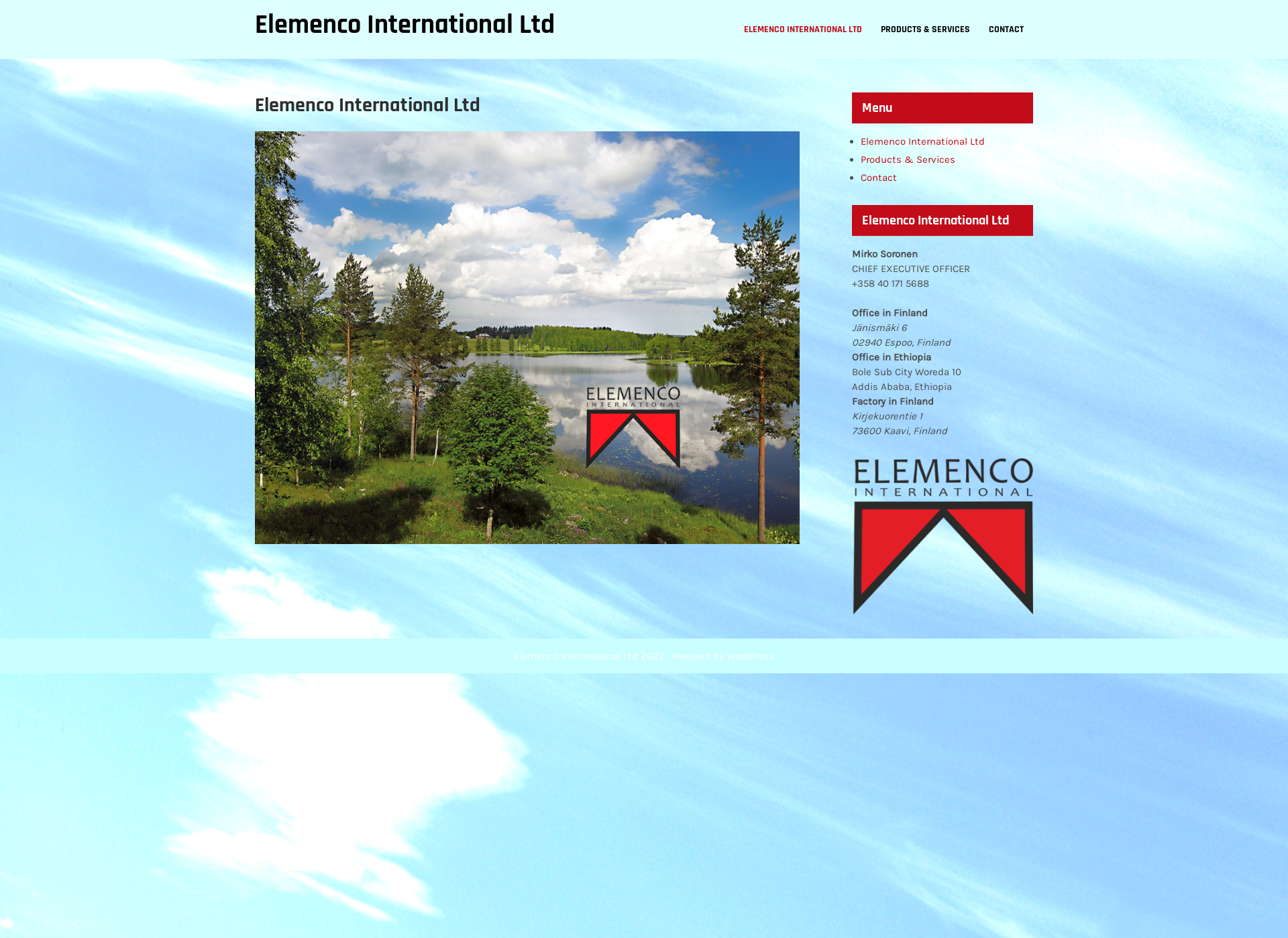 Screenshot for elemenco-international.fi