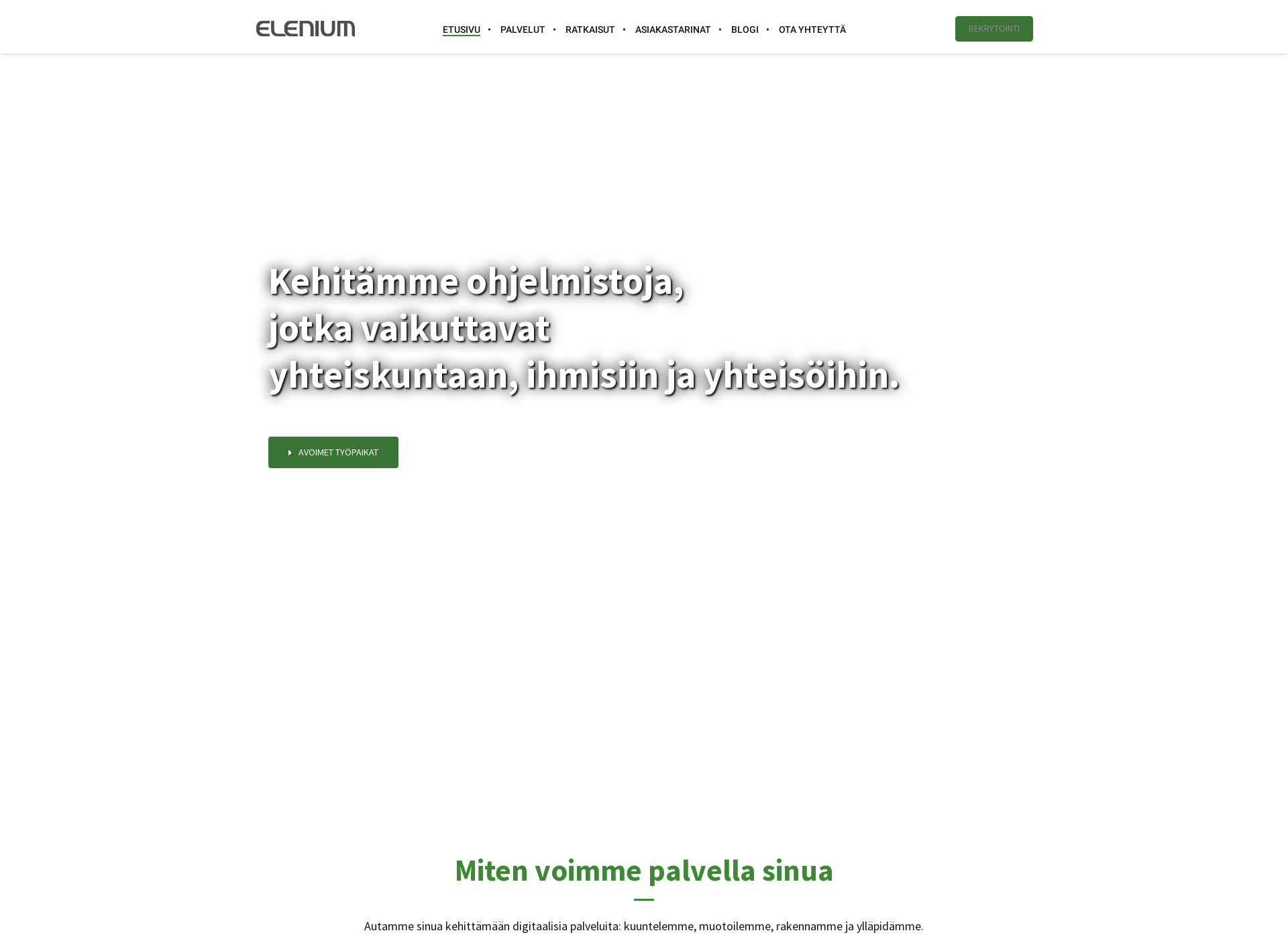 Screenshot for elenium.fi