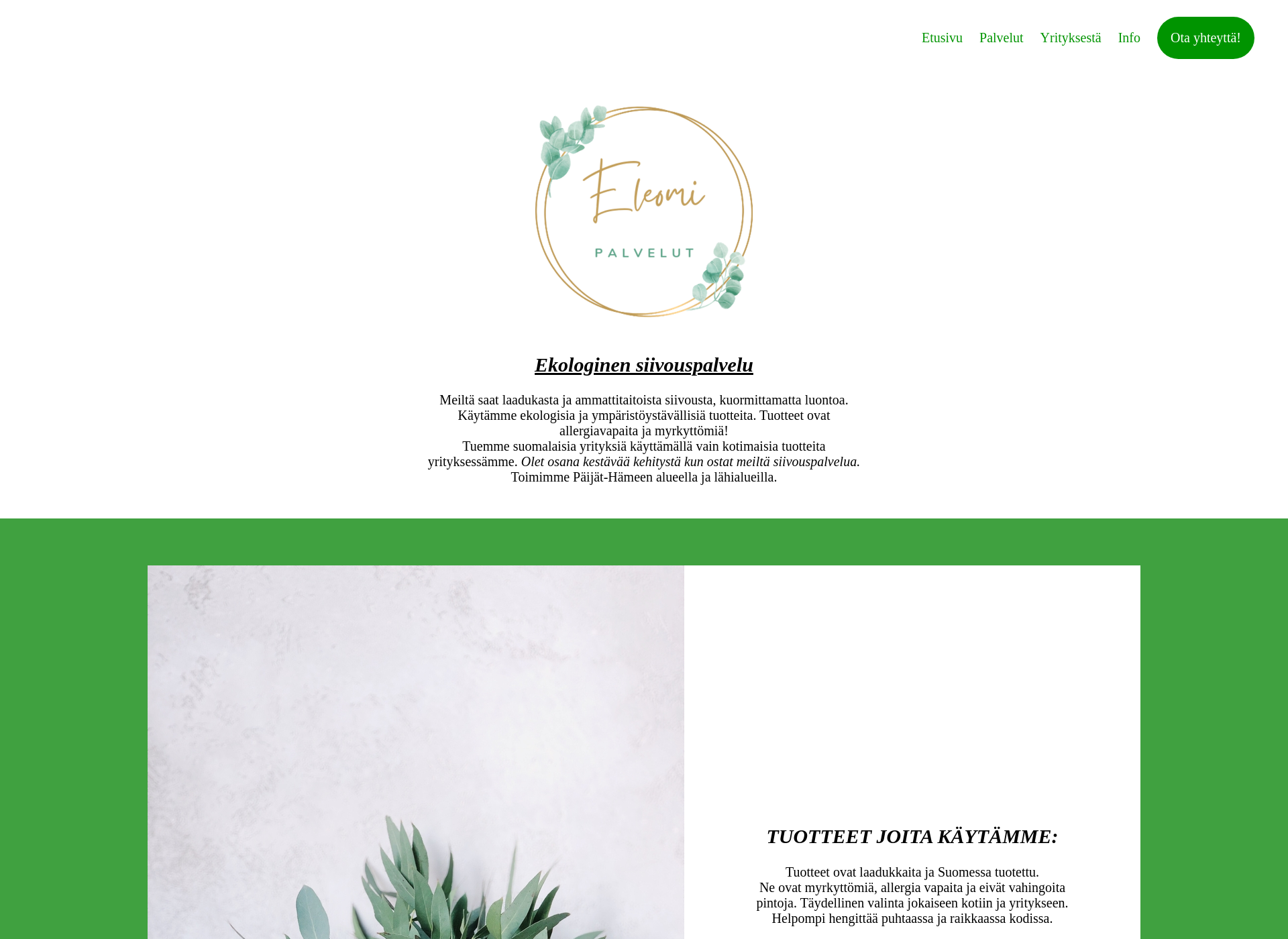 Screenshot for eleomi.fi
