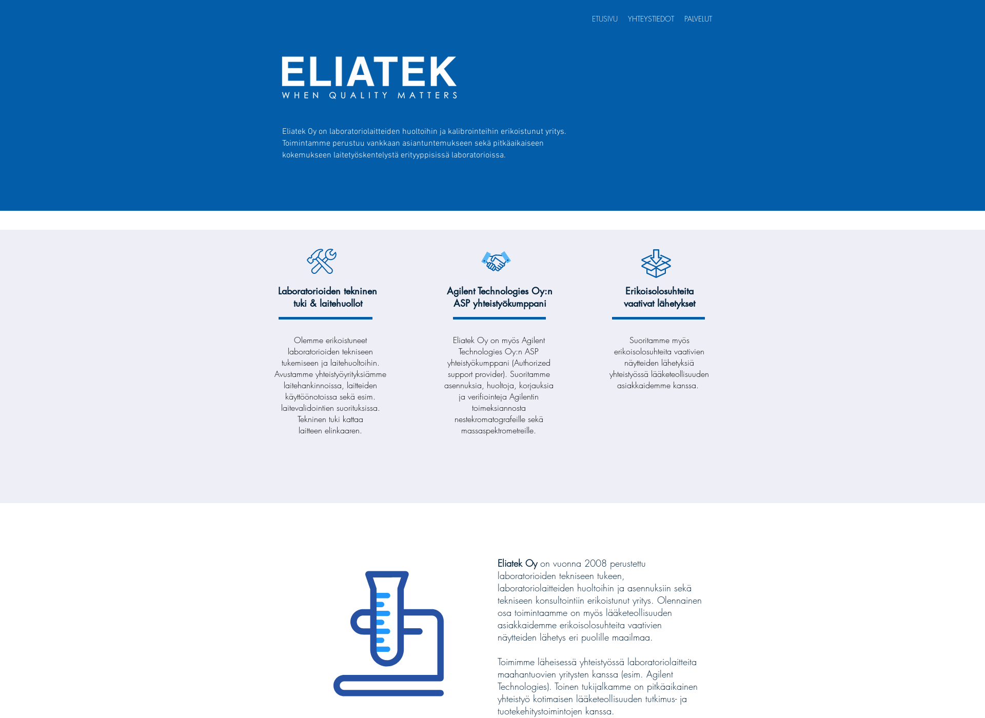 Screenshot for eliatek.fi