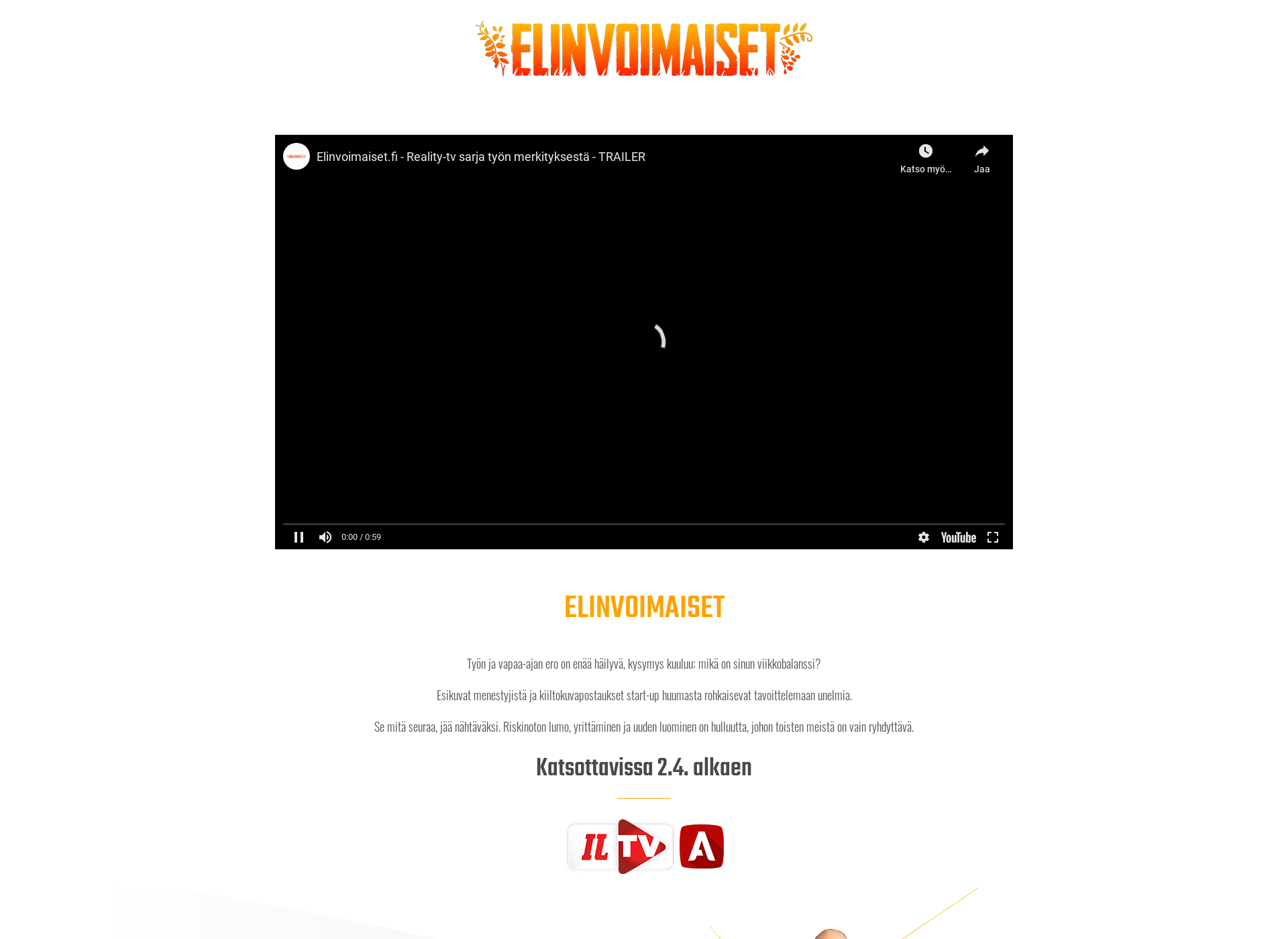Screenshot for elinvoimaiset.fi