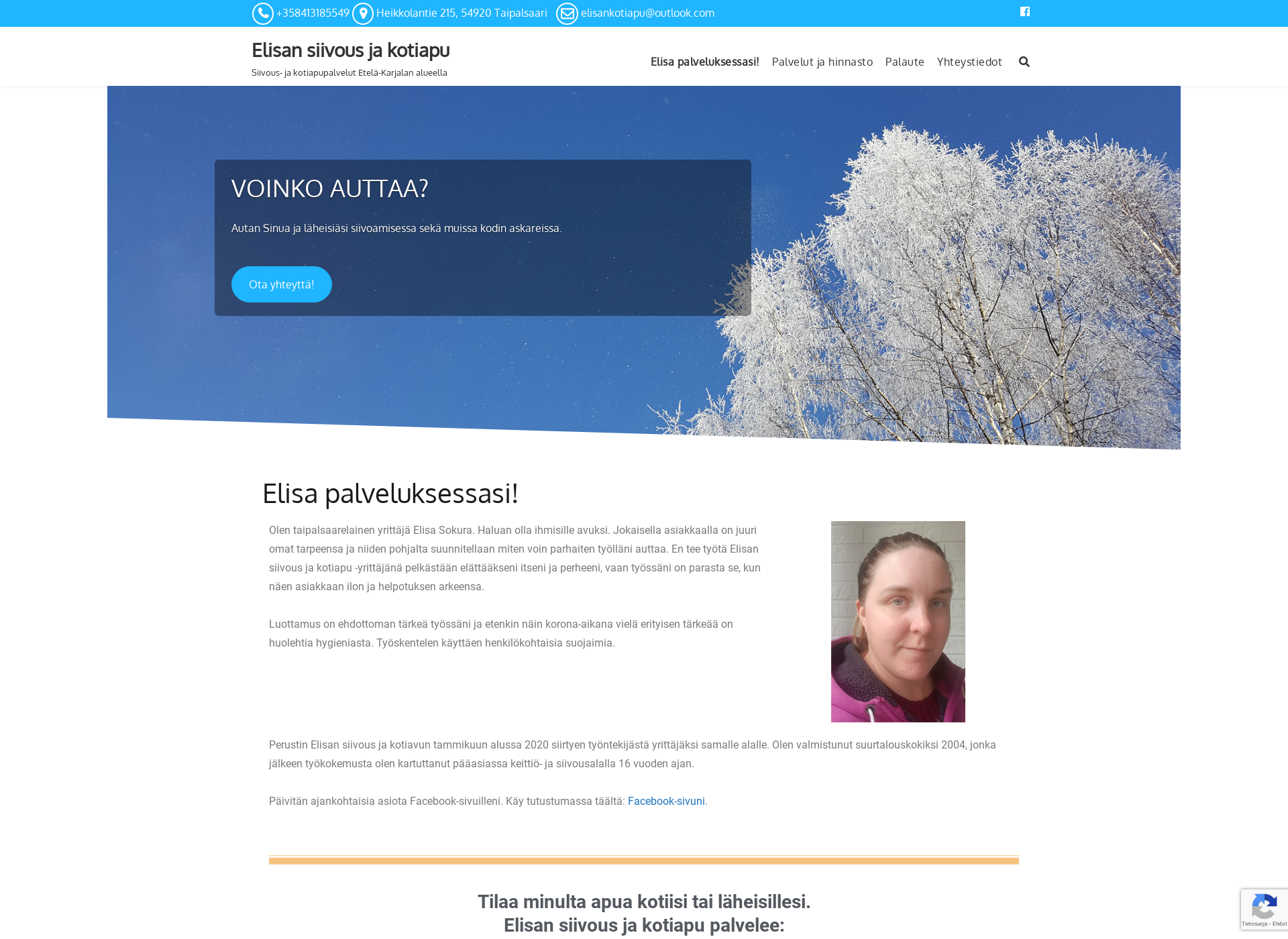 Screenshot for elisankotiapu.fi