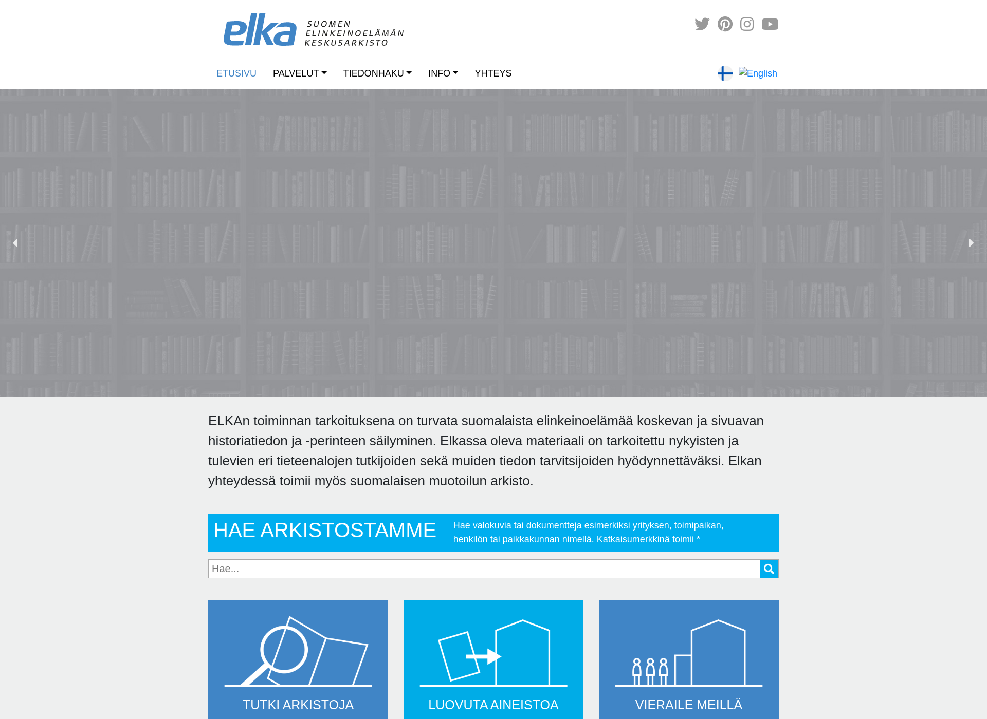 Screenshot for elka.fi