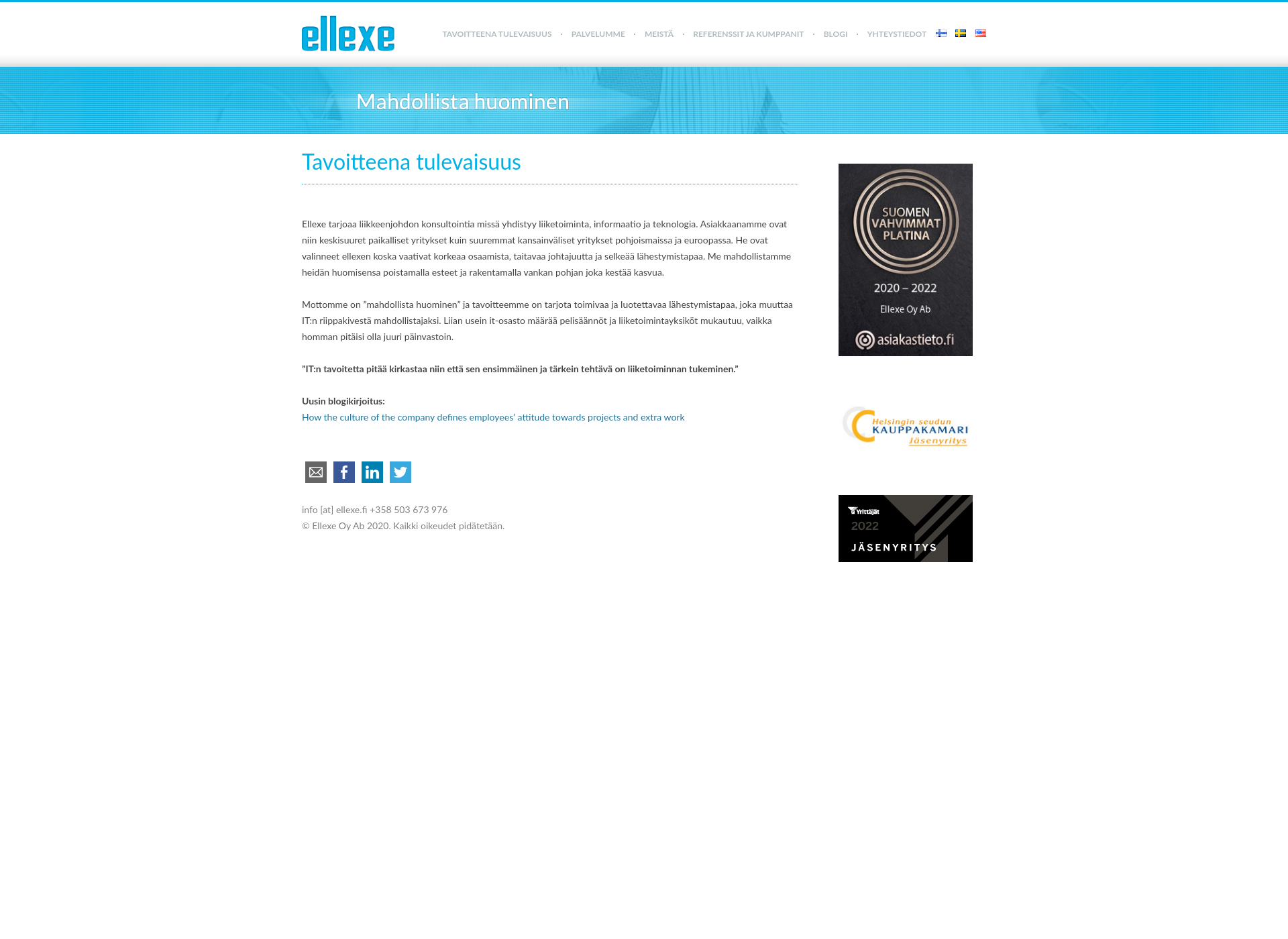 Screenshot for ellexe.fi