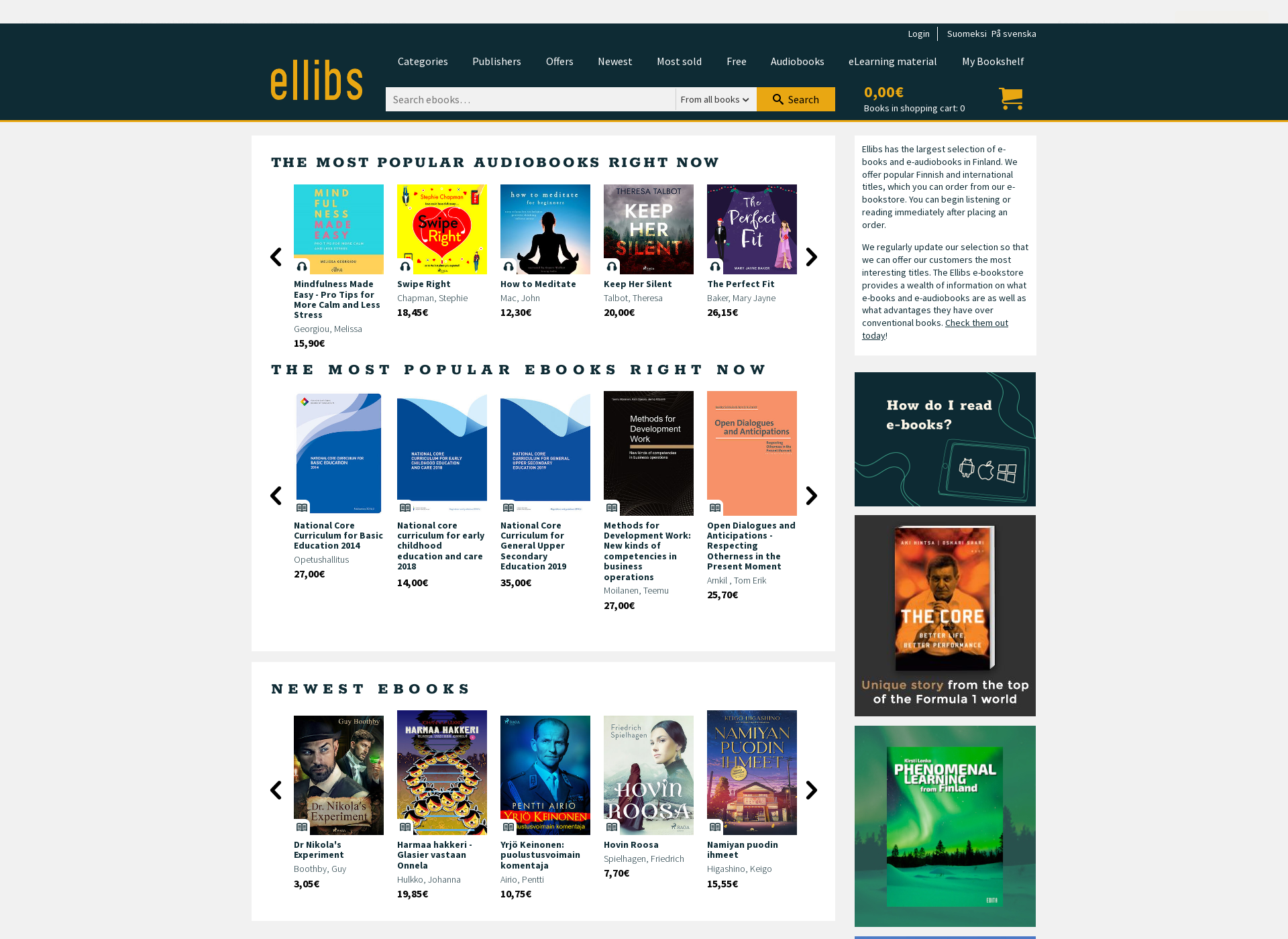 Screenshot for ellibs.com