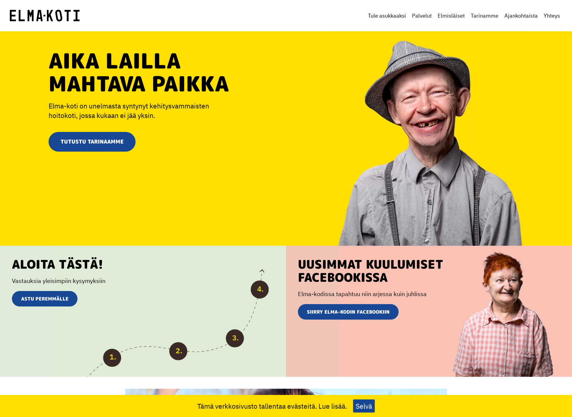Skärmdump för elmakoti.fi